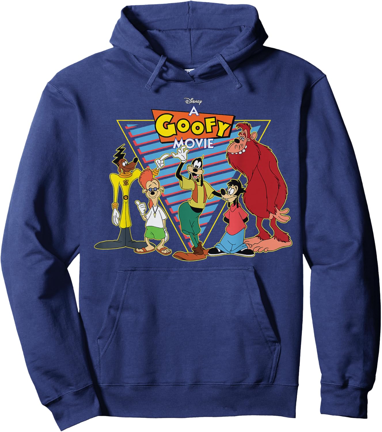 Disney A Goofy Movie Crew 90s Hoodie - Hoodie | Navy