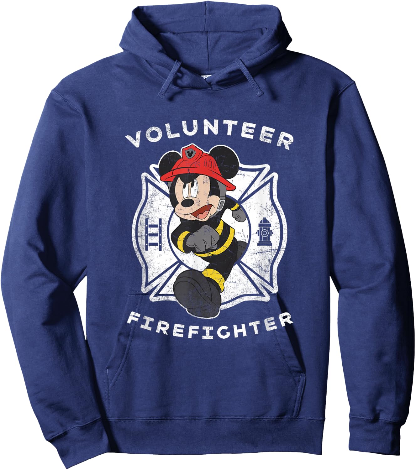 Disney Mickey and Friends Mickey Mouse Volunteer Firefighter Hoodie - Hoodie | Navy