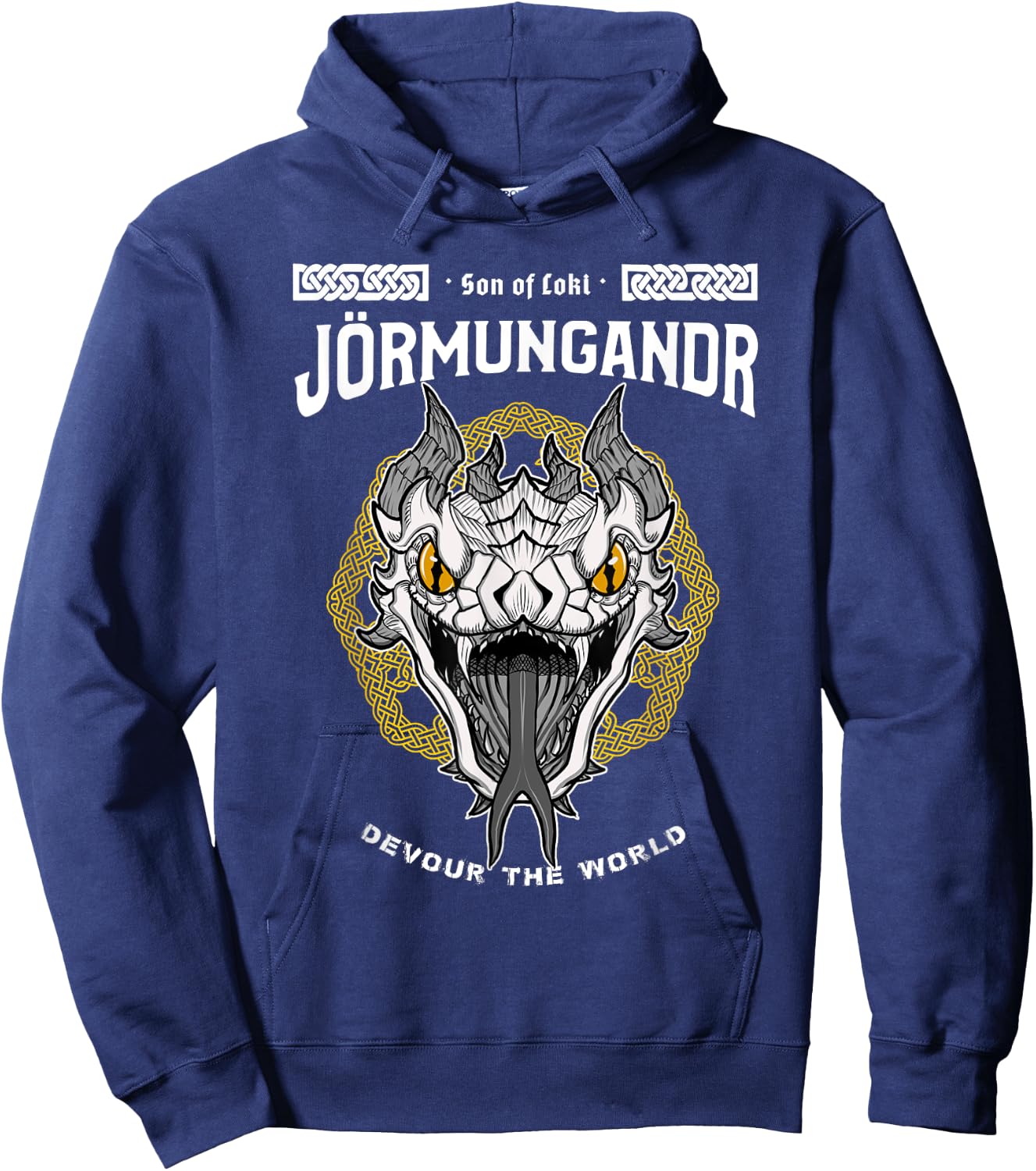 Sons of Loki: Jörmungandr the Devourer Hoodie - Hoodie | Navy