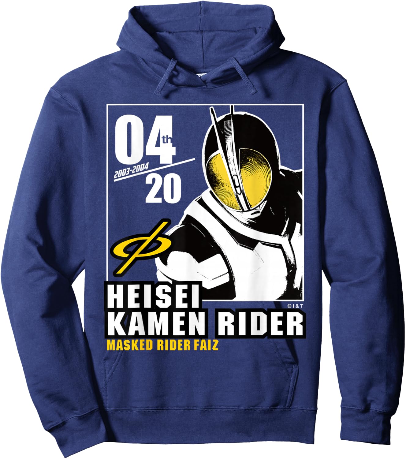 Kamen Rider Faiz Heisei Rider Anniversary Hoodie - Hoodie | Navy