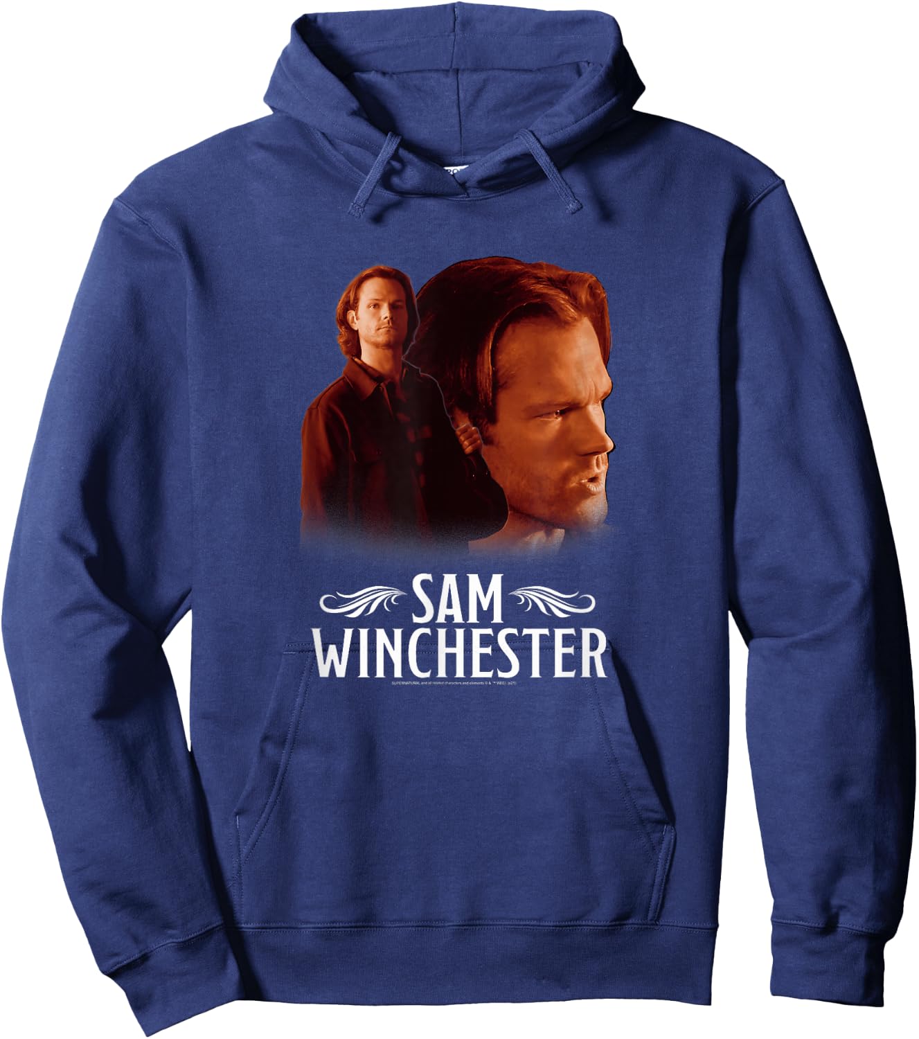 Supernatural Sam Winchester Glamour Shot Hoodie - Hoodie | Navy