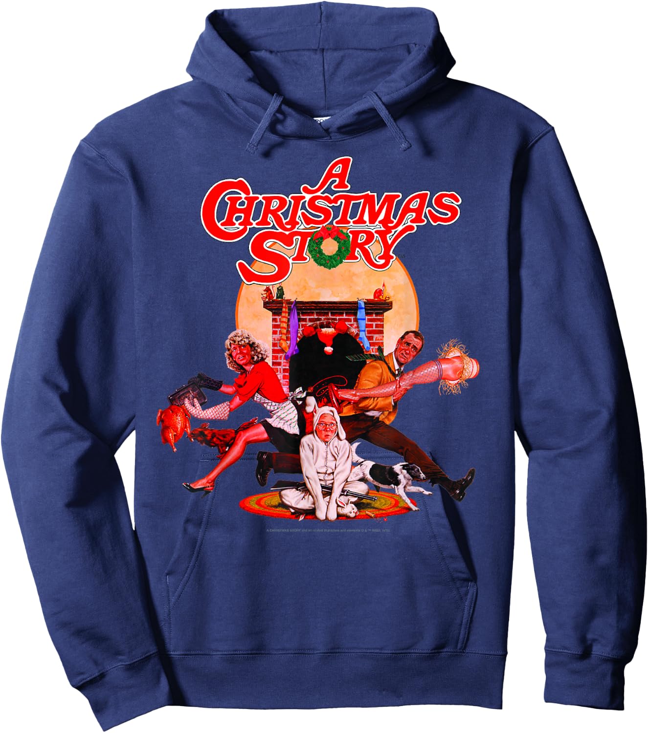A Christmas Story Group Shot Poster Hoodie - Hoodie | Navy