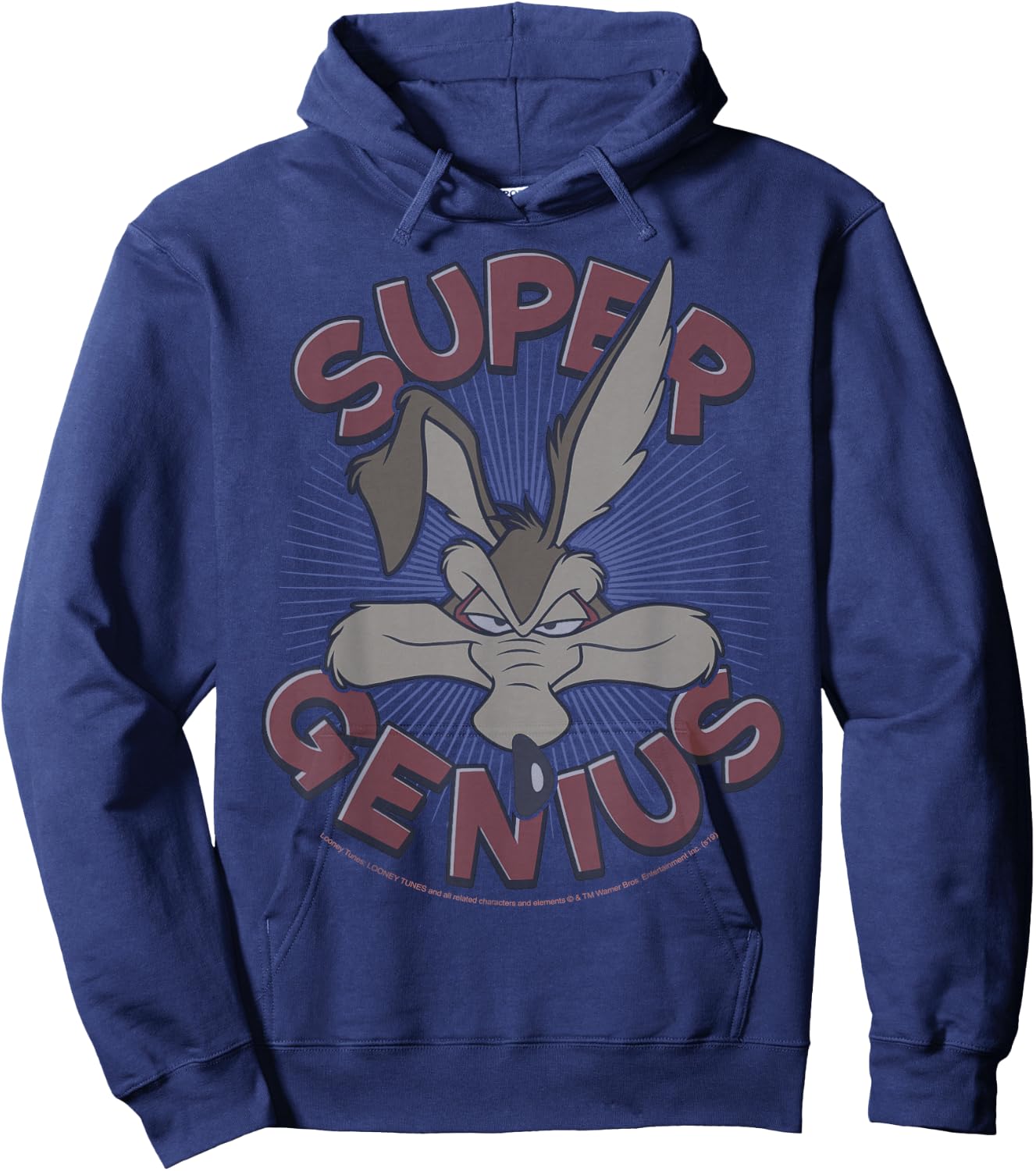 Looney Tunes Wile E. Coyote Super Genius Hoodie - Hoodie | Navy