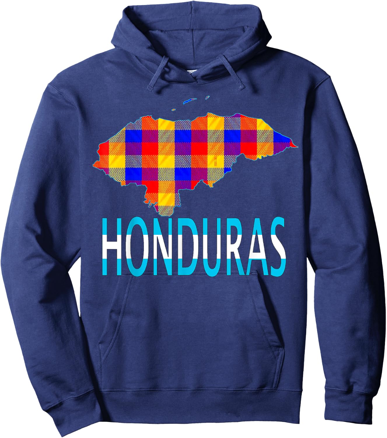 Honduras Motivo Colores Prenda Lenca Hoodie - Hoodie | Navy