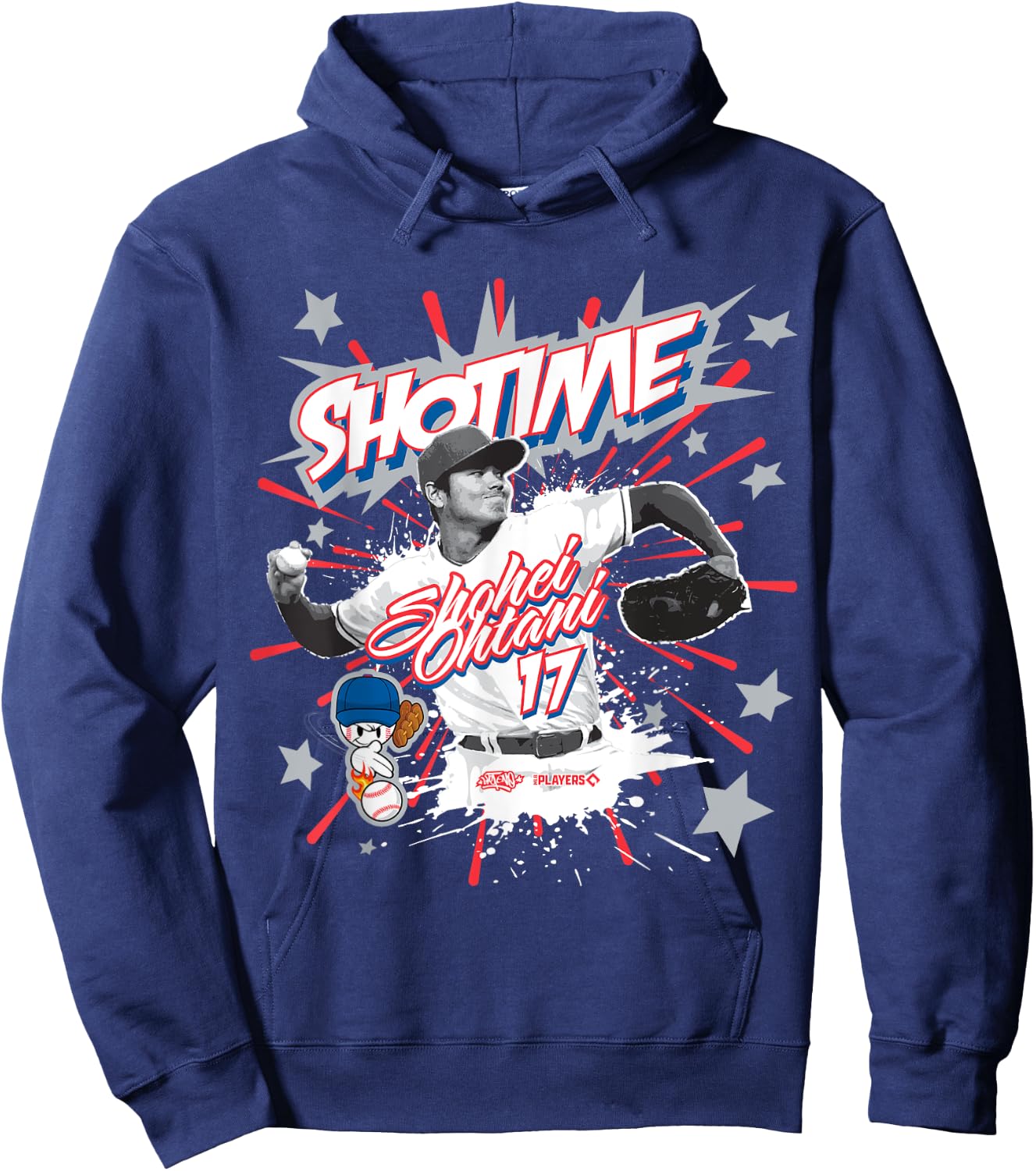 Shohei Ohtani Shotime Los Angeles Baseball Sket One x MLBPA Hoodie - Hoodie | Navy