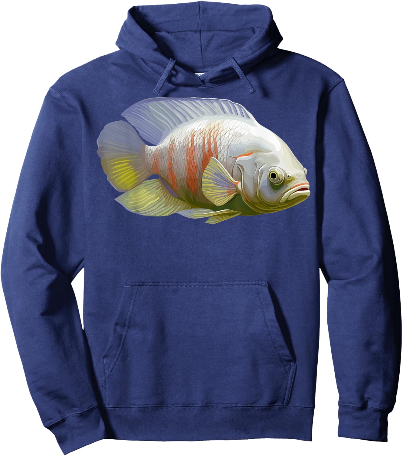 Albino Oscar Fish American Cichlid for Monster Fish Hoodie - Hoodie | Navy