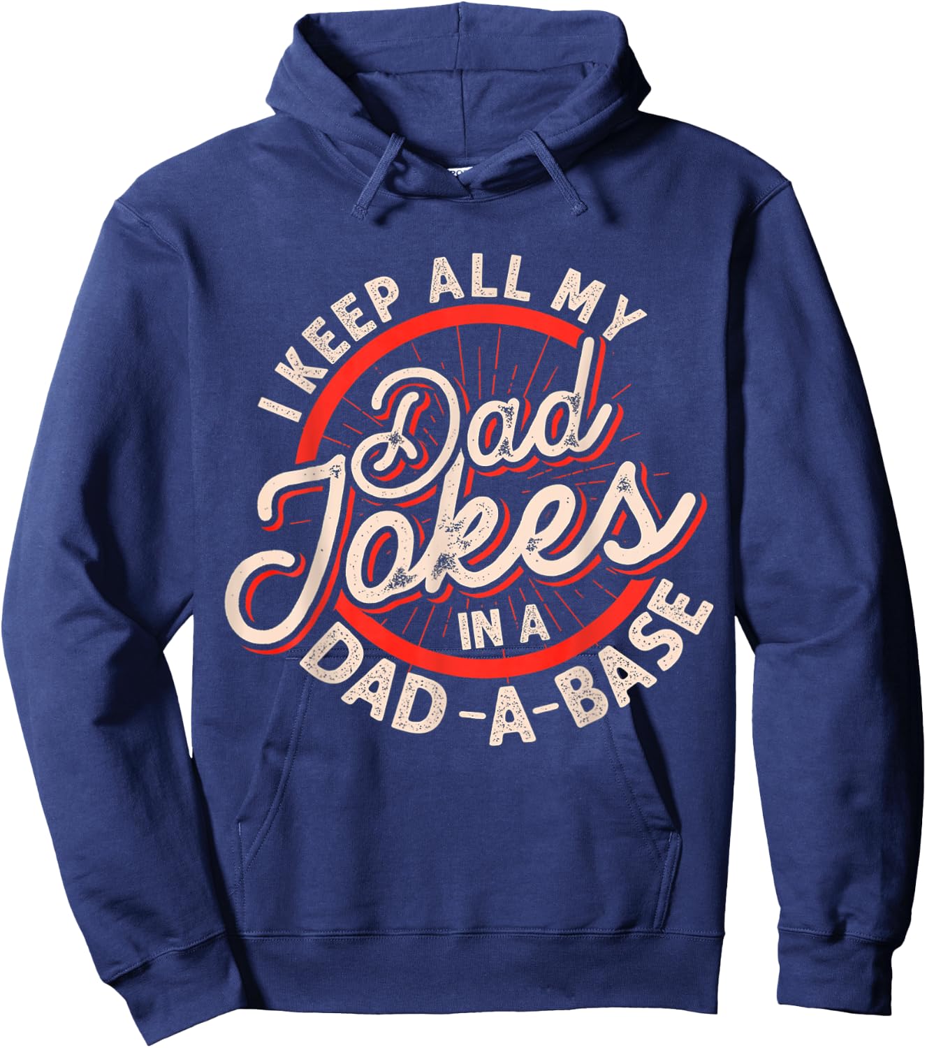 Dad Jokes Programmer Dad Nerdy Father Database Geeky Hoodie - Hoodie | Navy