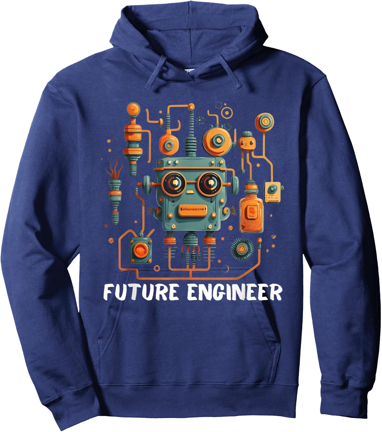 Electrical Engineering Circuit Kids Future Engineer Hoodie - Hoodie | Navy