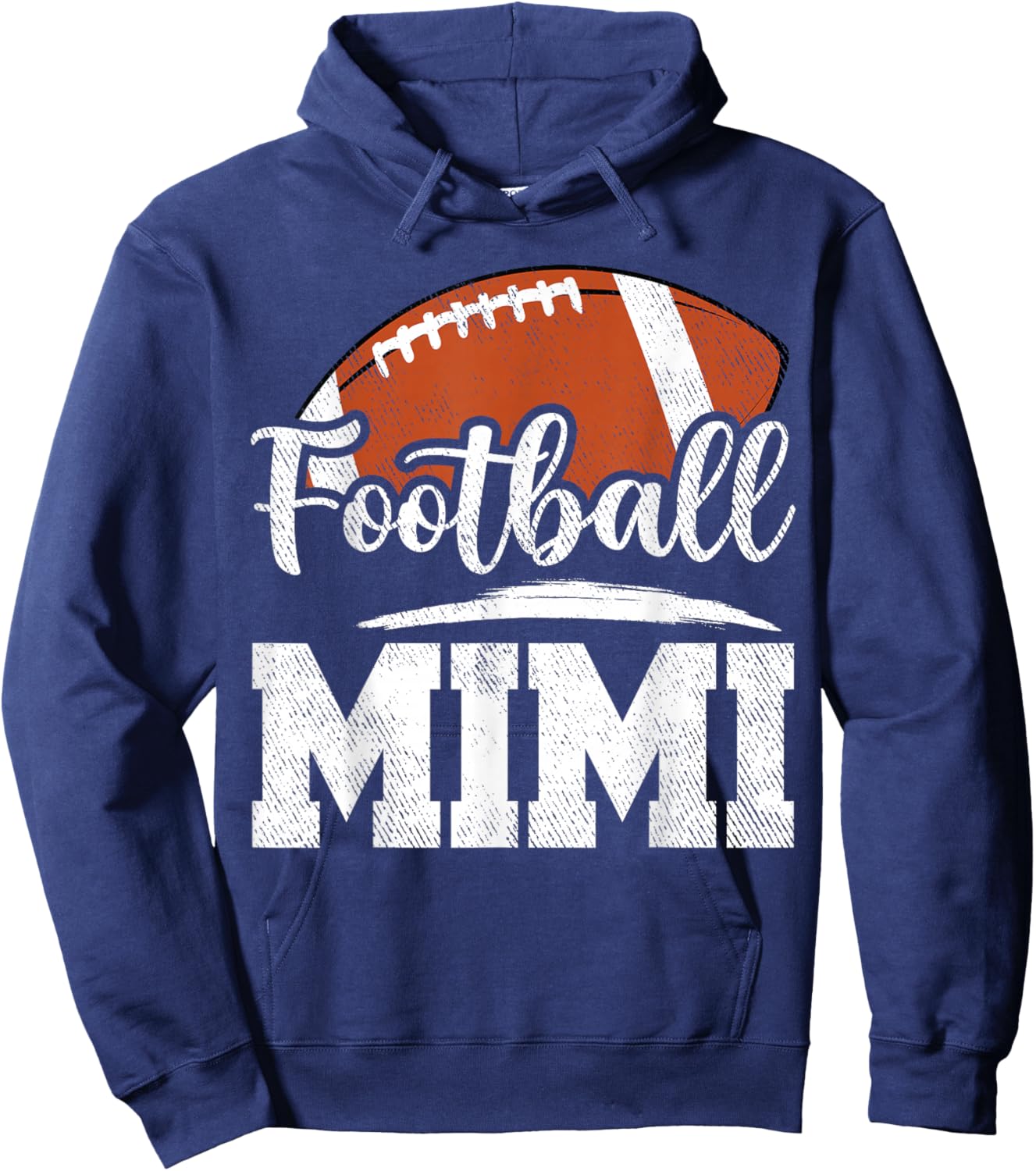 Football Mimi Football Player Game Day Mother's Day Hoodie - Hoodie | Navy