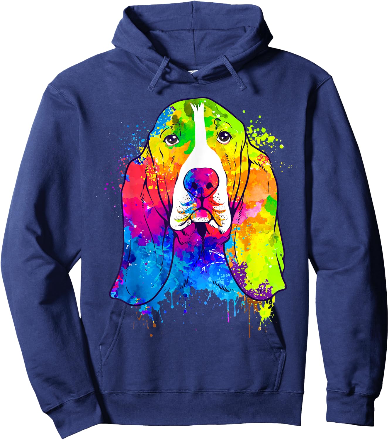 Cool Basset Hound Design Women Basset Hound Lover Hoodie - Hoodie | Navy