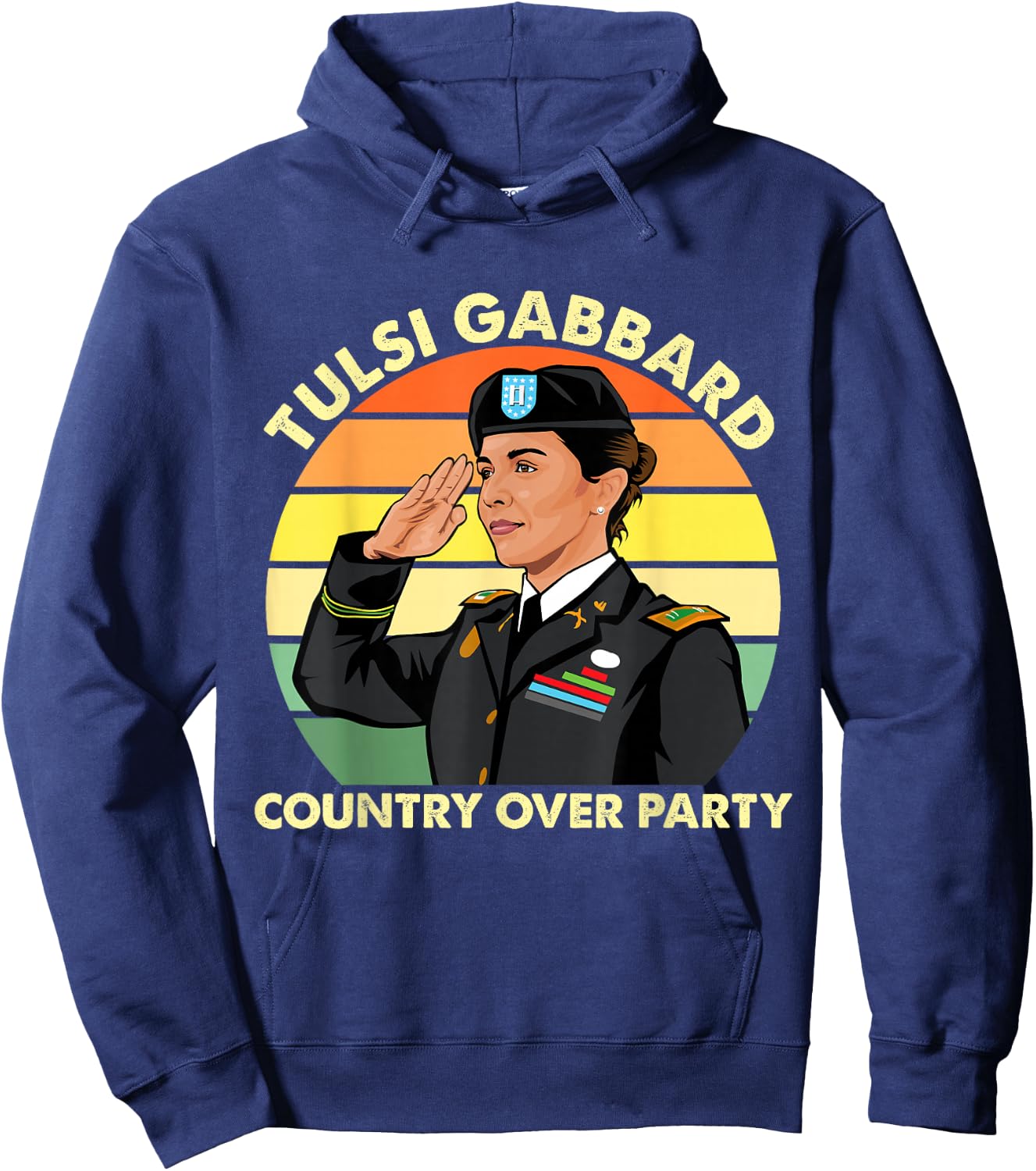 Tulsi Gabbard for First Female President 2028 America USA Hoodie - Hoodie | Navy