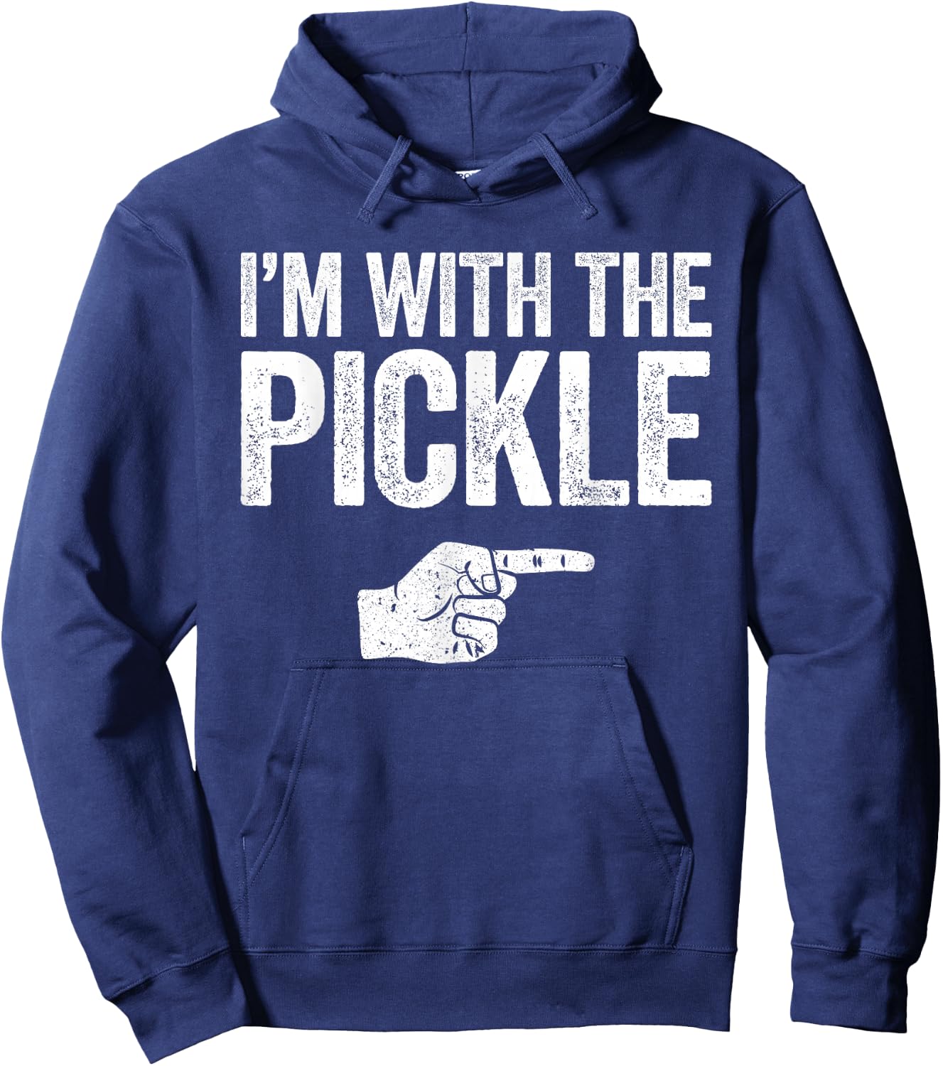 I'm with The Pickle Matching Pickle Premium Hoodie - Hoodie | Navy
