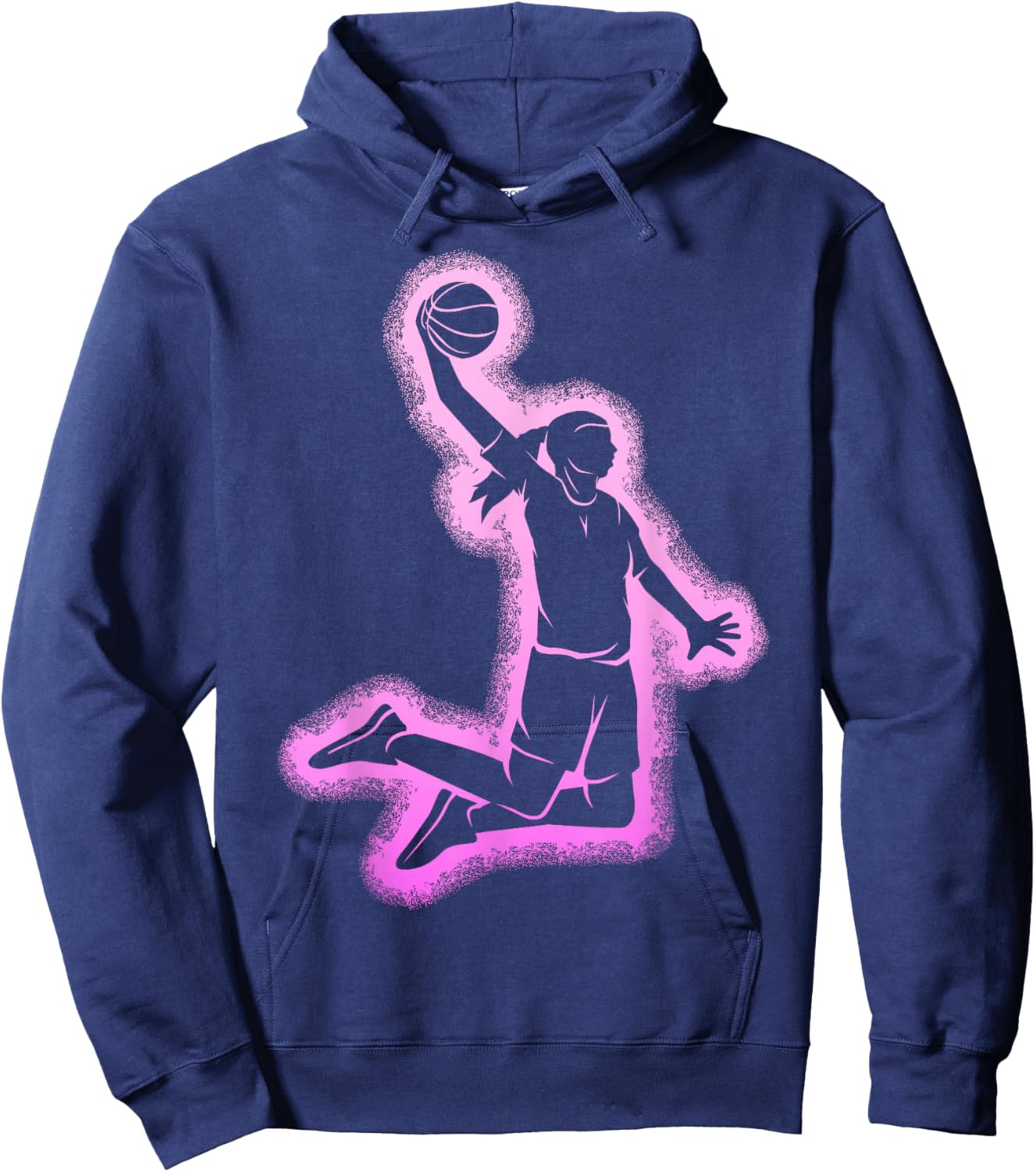 Basketball Girl Women Kids Hoodie - Hoodie | Navy