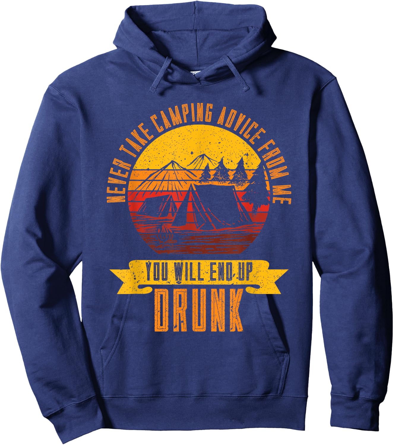 Funny Camping Hoodie - Hoodie | Navy