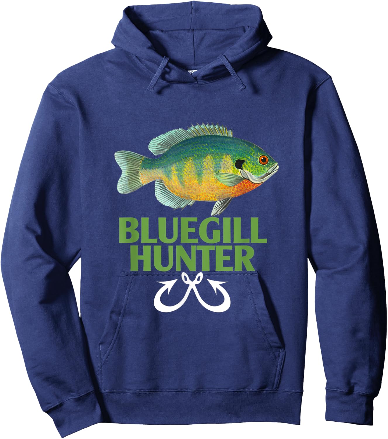 Funny Bluegill Fishing Sunfish Bluegrill Hunter Lover Hoodie - Hoodie | Navy