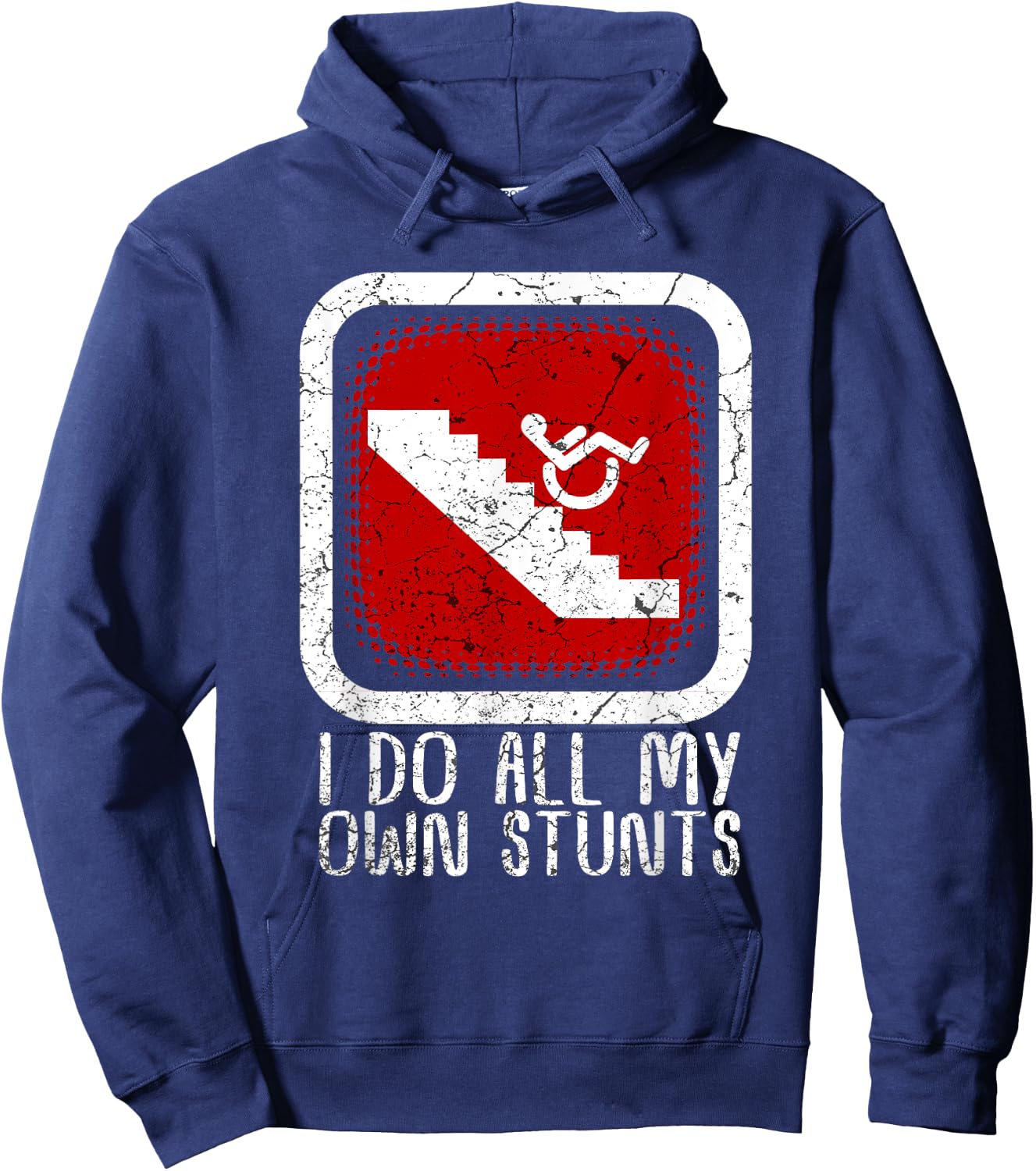 All Over Parking Gifts Funny Wheelchair Humor Disability Handicap Gift -Adults 3X-Large Black Short Sleeve Cotton Classic Fit Hoodie - Hoodie | Navy