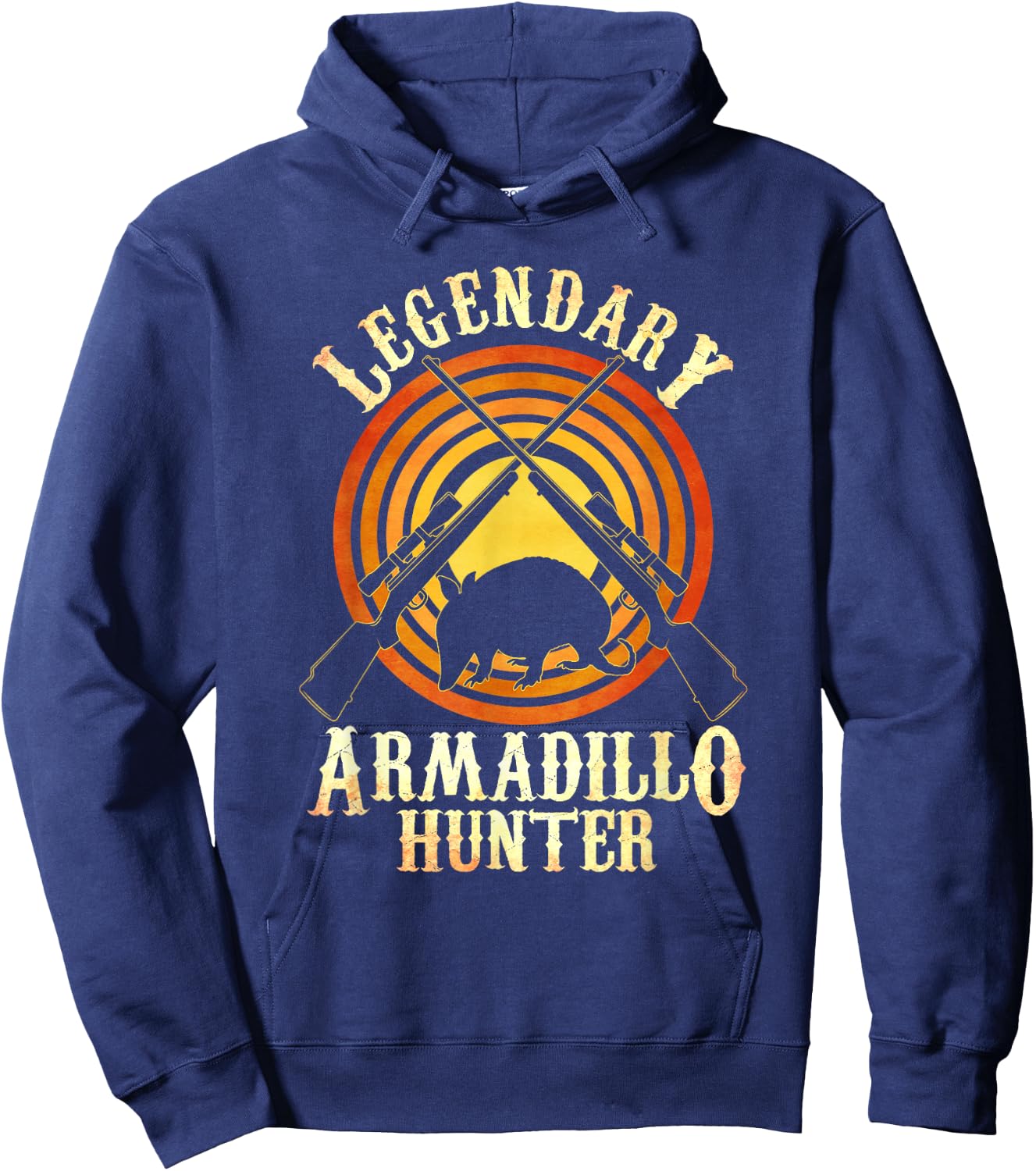 Legendary Armadillo Hunter Armadillo Armadillo Lover Hoodie - Hoodie | Navy