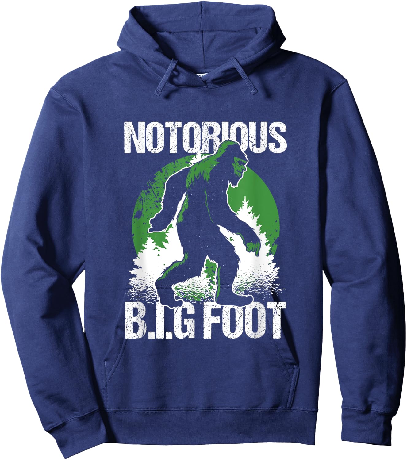 Notorious Bigfoot Sasquatch Ape Man Gorilla Monkey Gift Hoodie - Hoodie | Navy