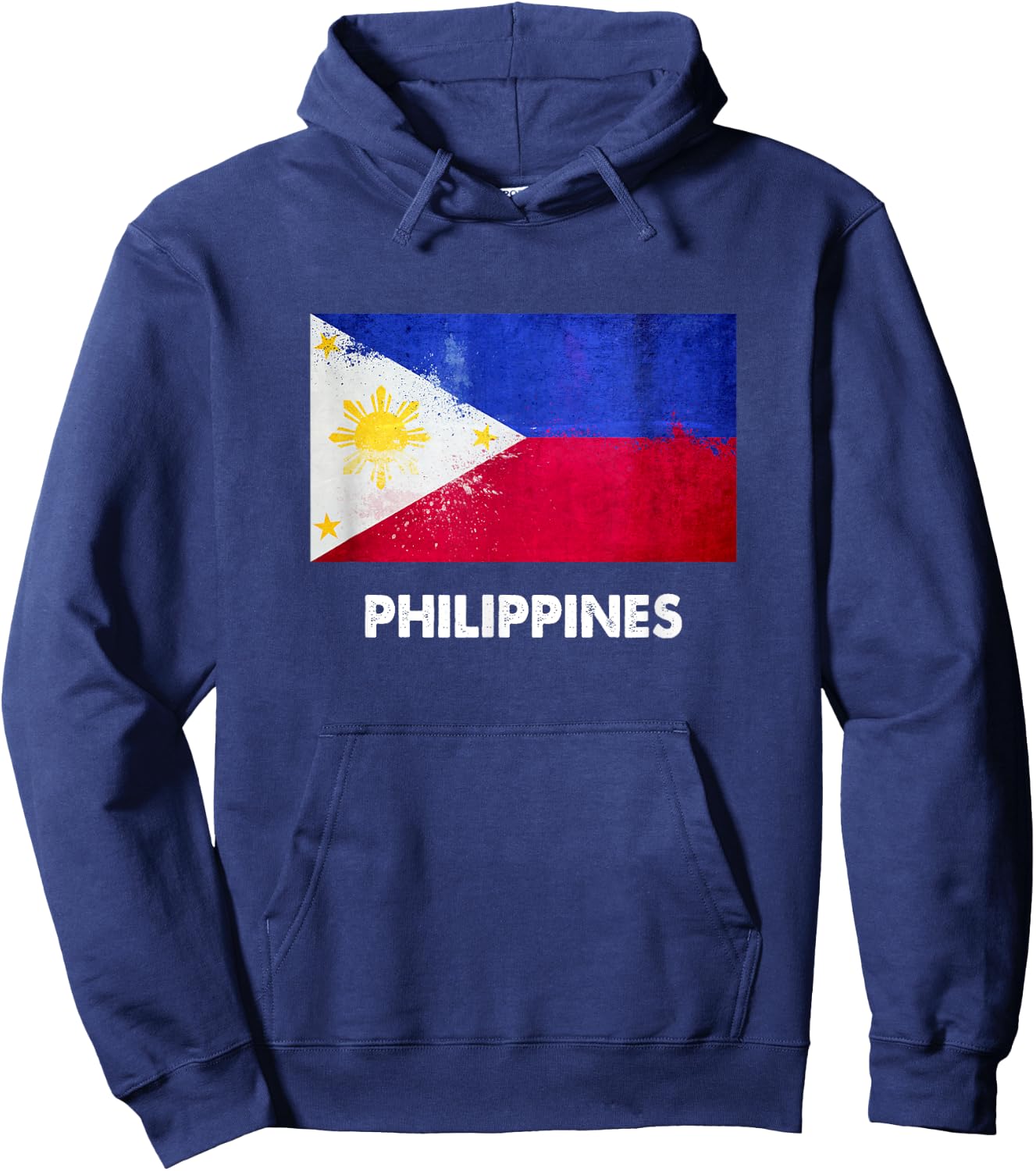 Philippine Flag Shirt | Filipino Hoodie - Hoodie | Navy