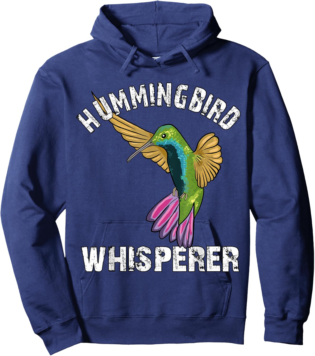 Hummingbird Whisperer Lover Hummingbird Art Love Hoodie - Hoodie | Navy