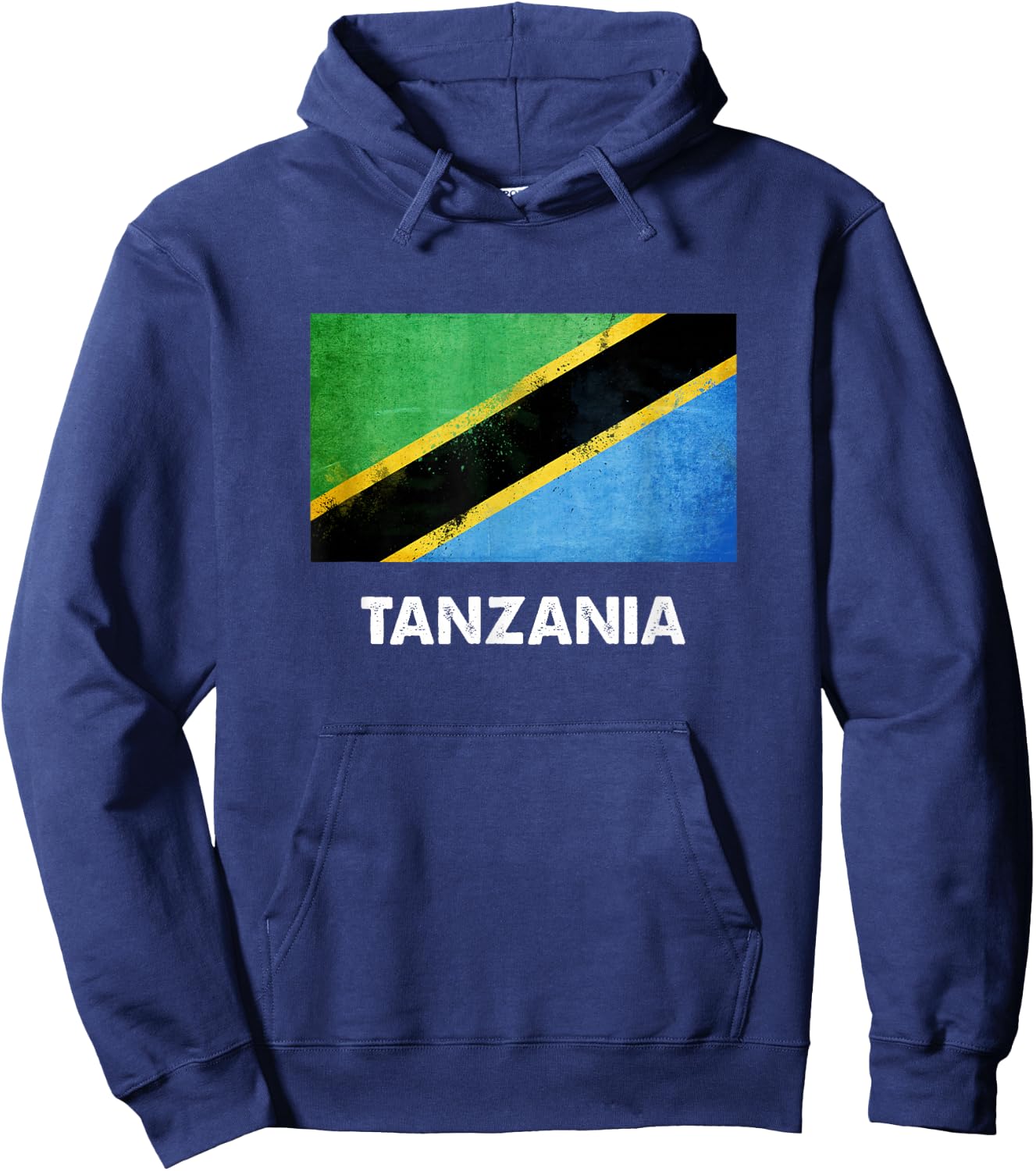 Tanzania flag shirt, Tanzanian Hoodie - Hoodie | Navy