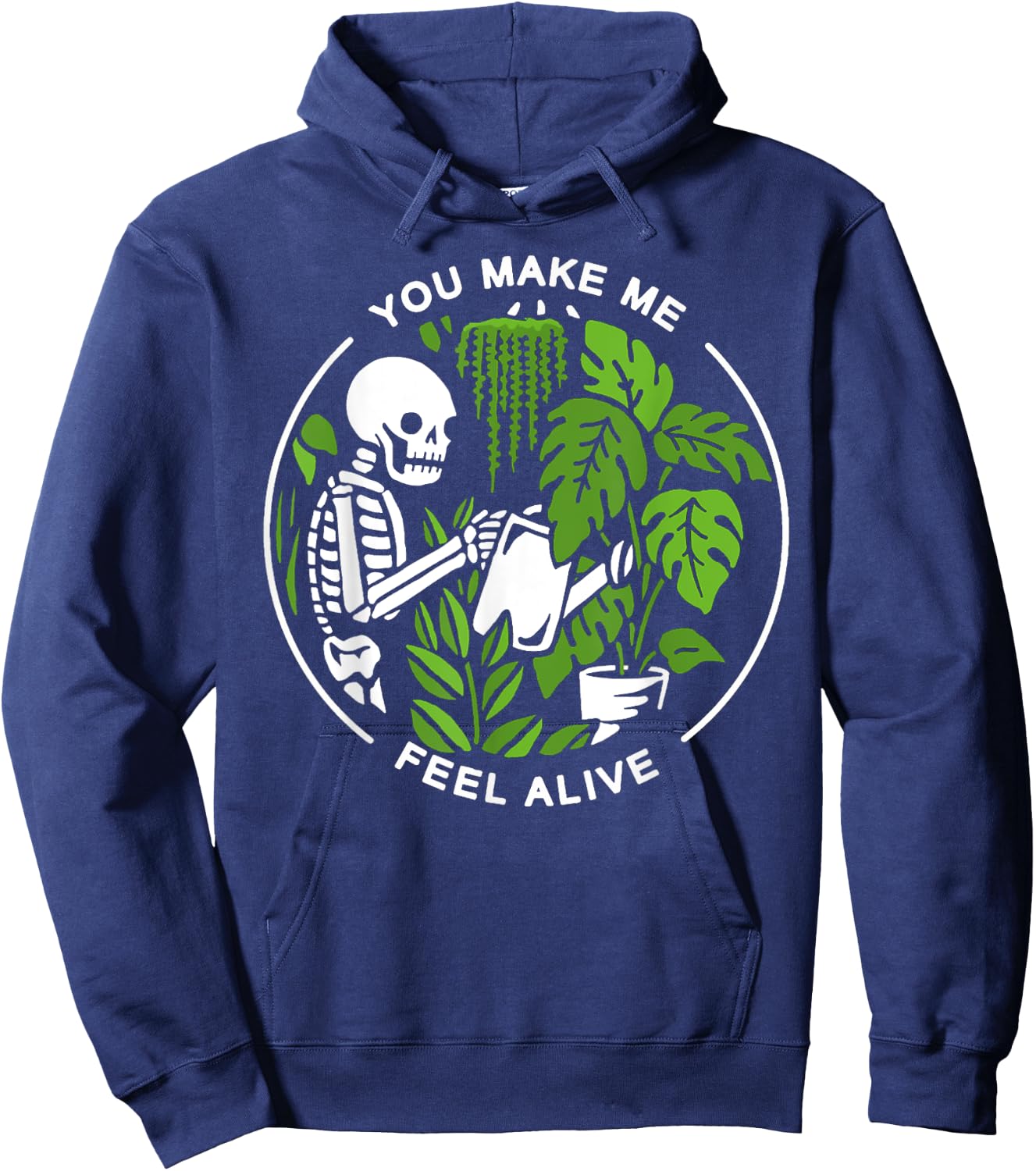 You Make Me Feel Alive Hoodie - Hoodie | Navy
