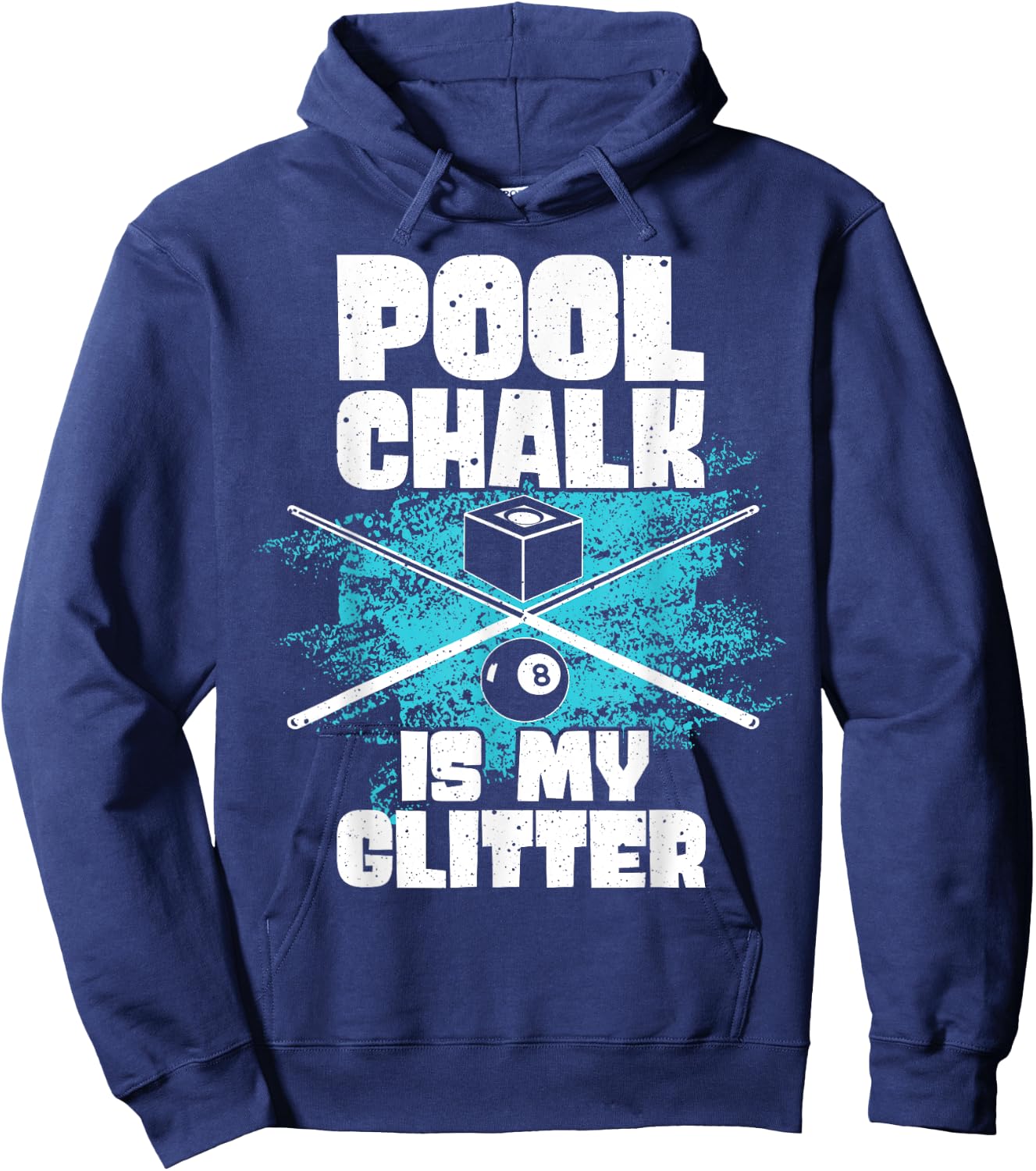 Funny Pool Billiard Pool Sports Table Game Player Men Women Hoodie - Hoodie | Navy