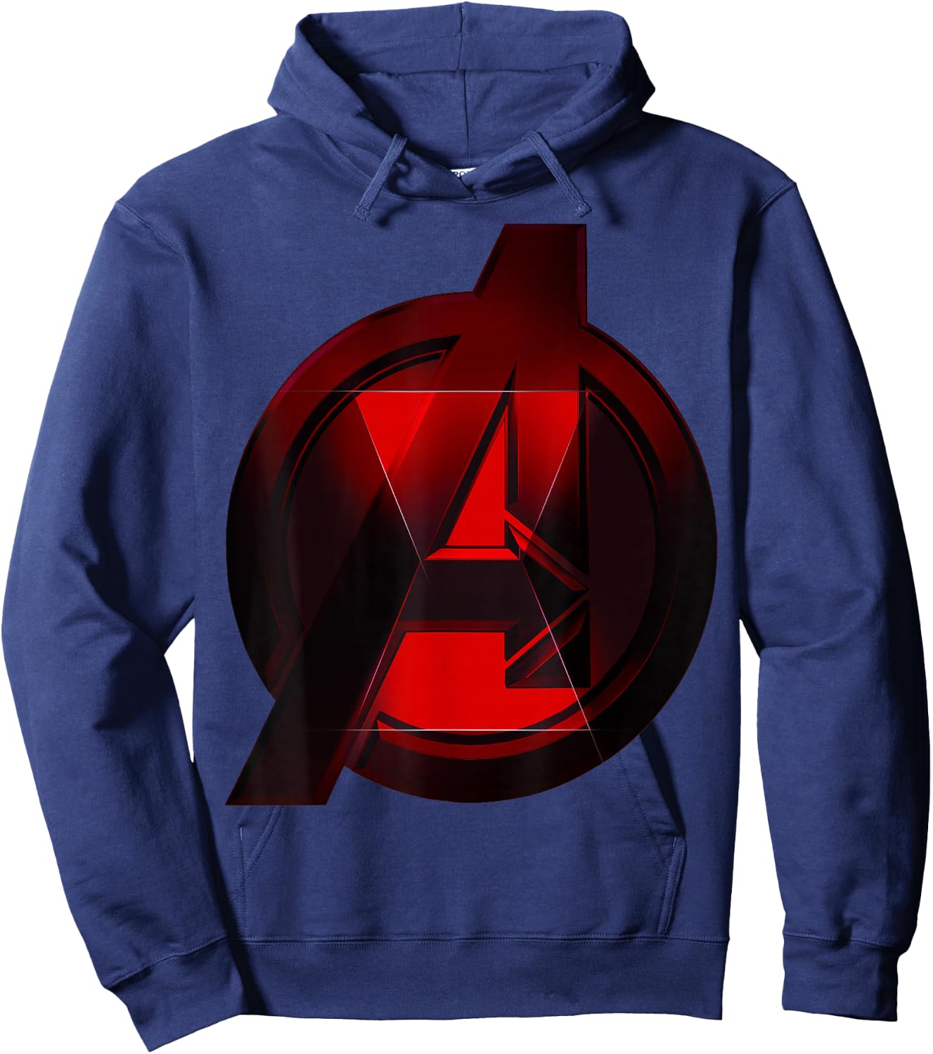 Marvel Black Widow Avengers Logo Fill Hoodie - Hoodie | Navy