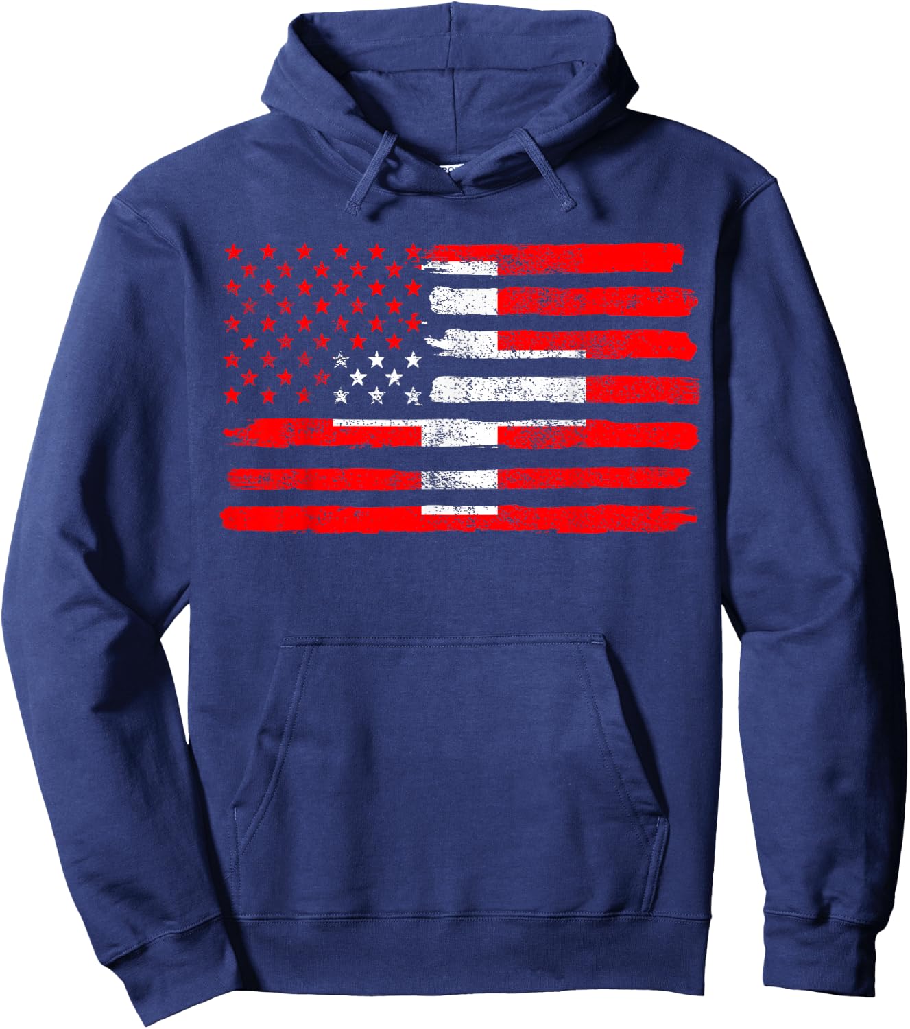 USA Switzerland Flag American Switzerland Hoodie - Hoodie | Navy