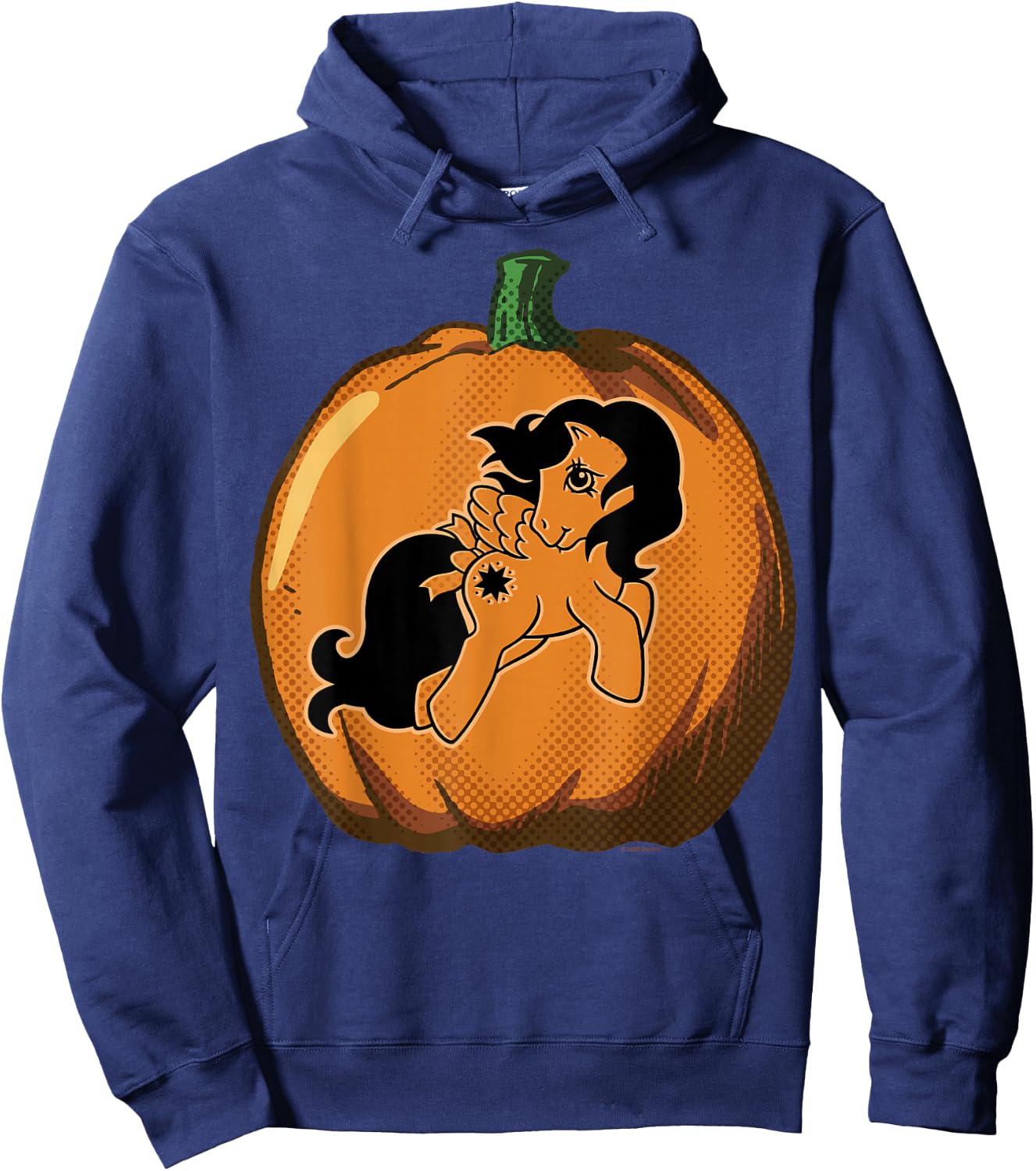 My Little Pony Halloween Starshine Pumpkin Carving Outline Hoodie - Hoodie | Navy