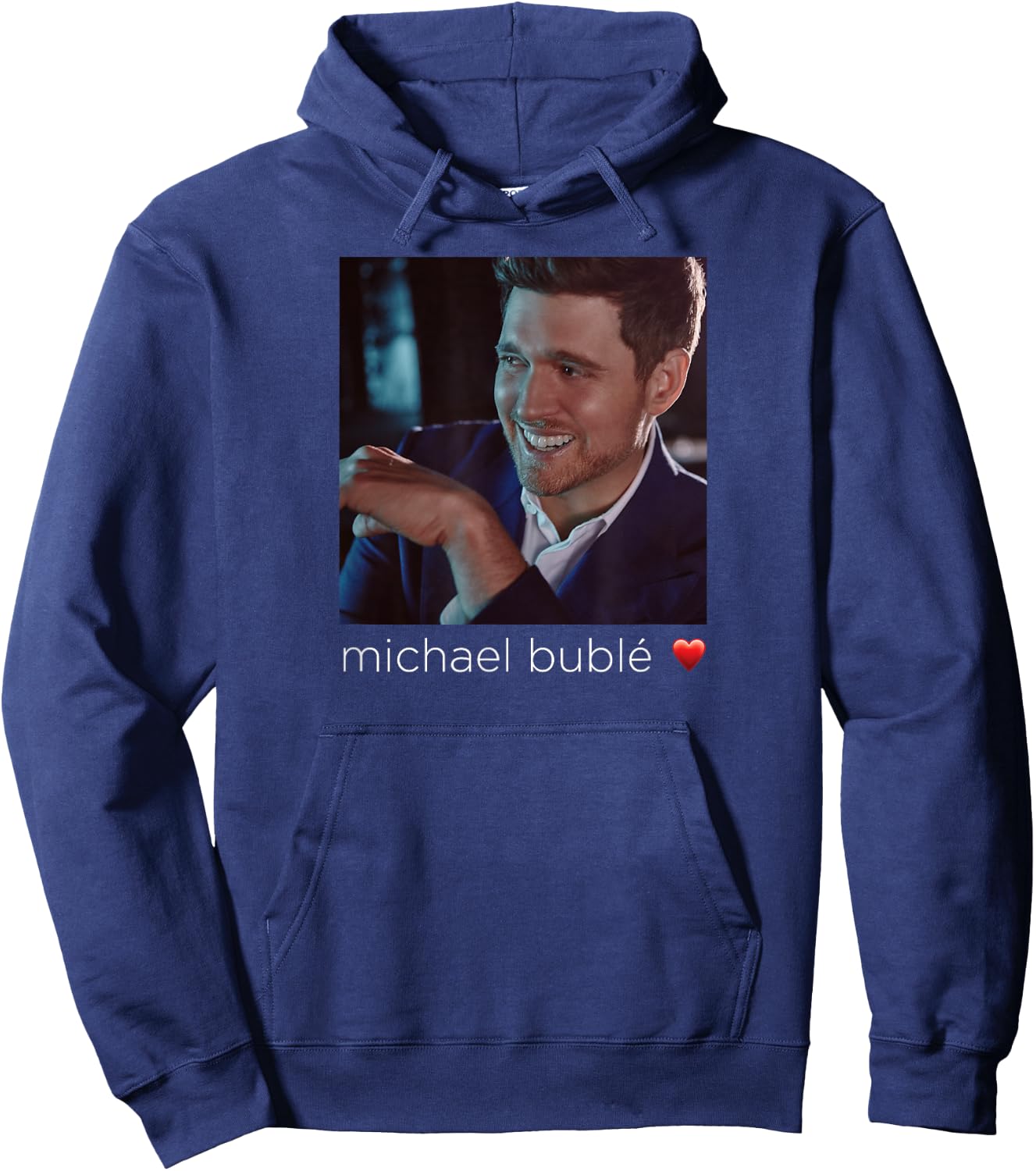Michael Bublé Heart Hoodie - Hoodie | Navy