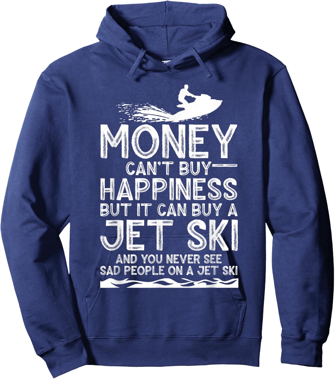 Funny Jet Ski Gift Water Sport Lover Ski Rider Men Women Hoodie - Hoodie | Navy