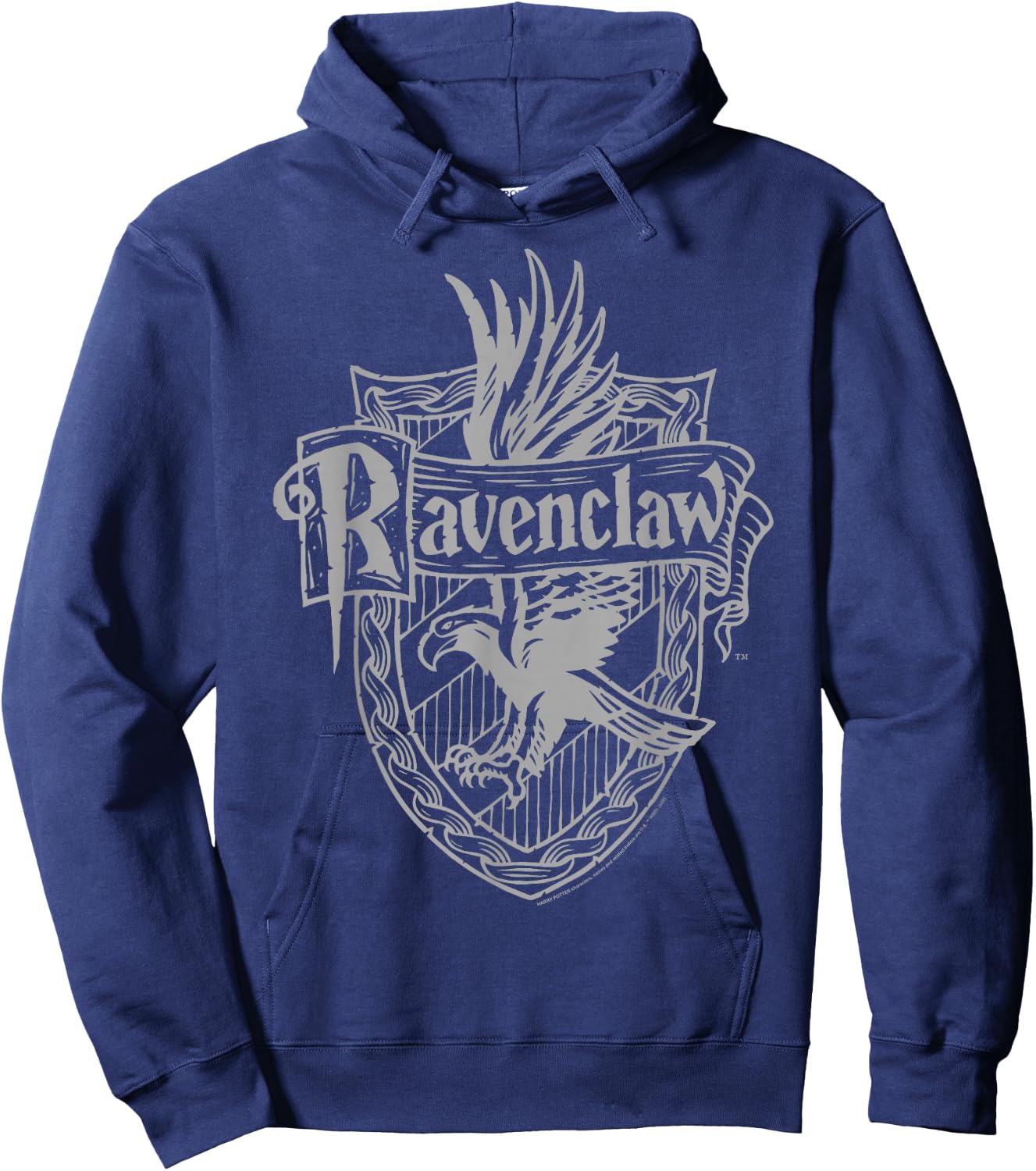 Harry Potter Ravenclaw Detailed Crest Small Hoodie - Hoodie | Navy
