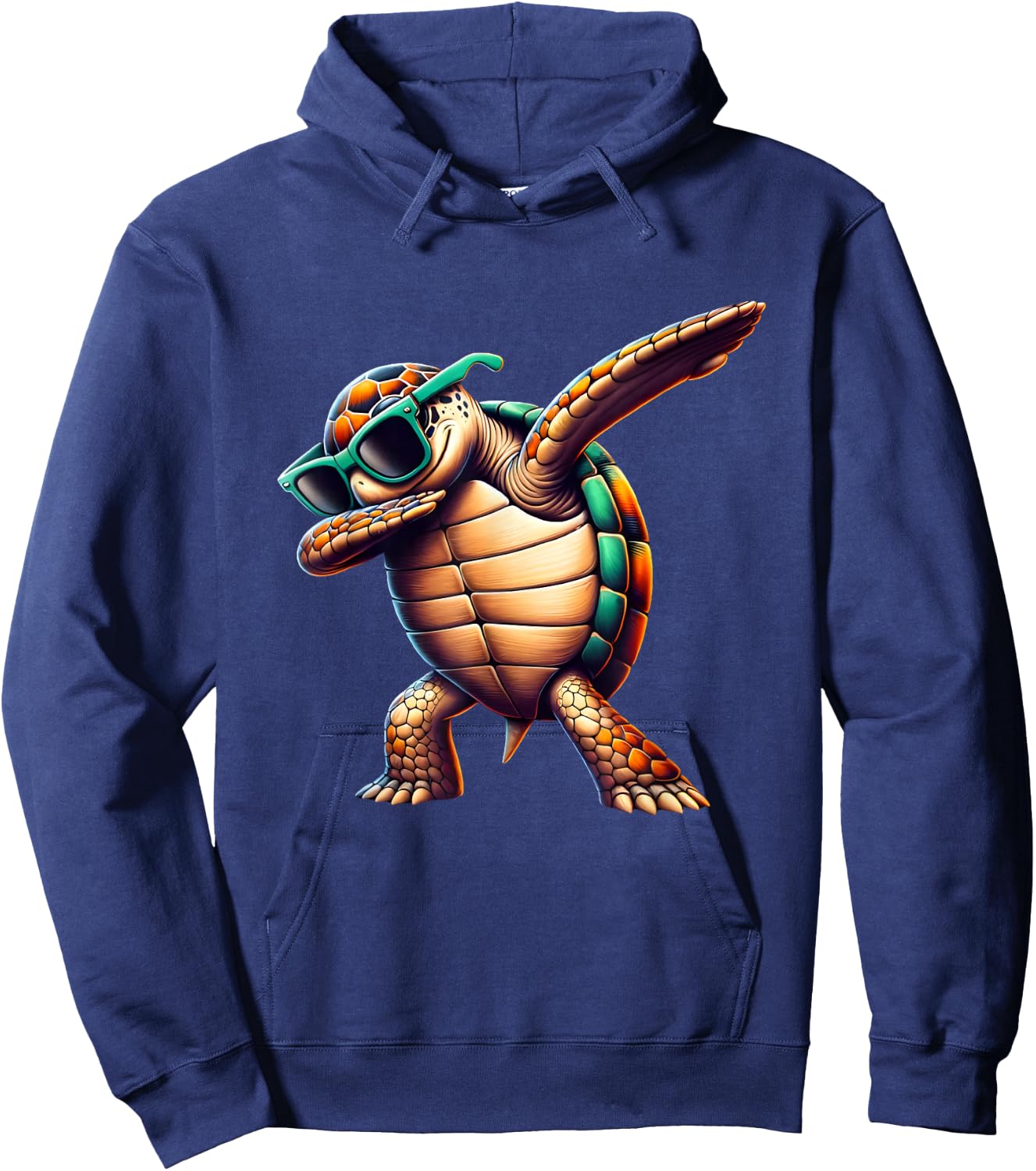 Dabbing Sea Turtles Boys Girls Save Turtles Hoodie - Hoodie | Navy