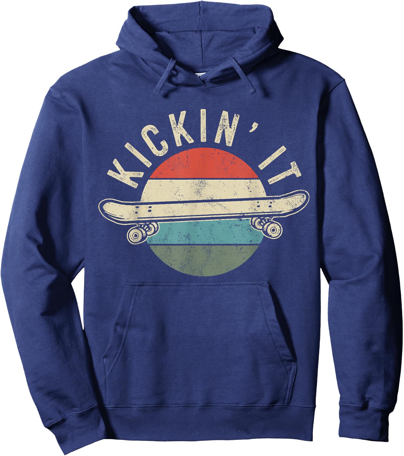 Skateboard Skateboarding Gift Skateboarder Retro Vintage Hoodie - Hoodie | Navy
