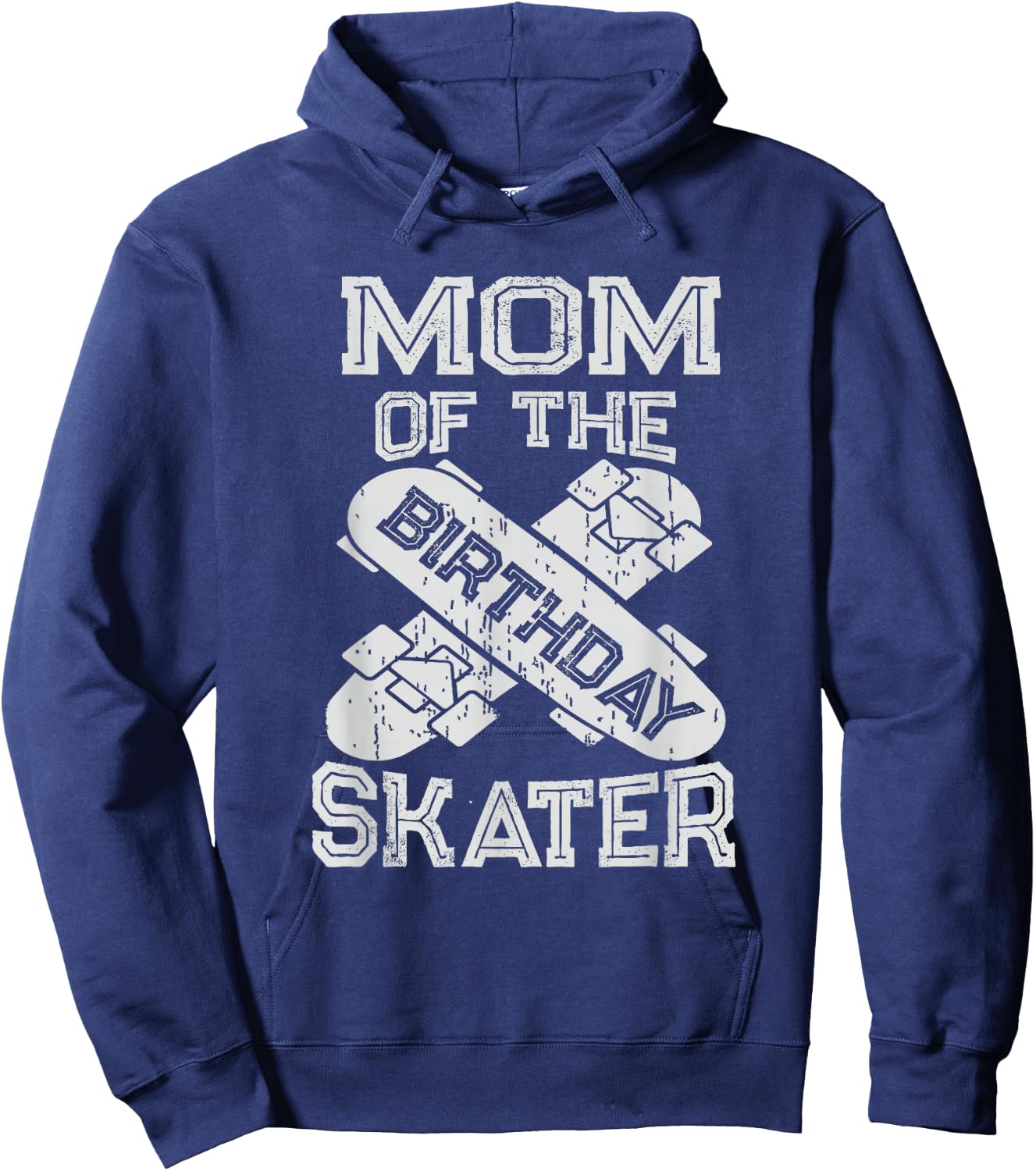Mom The Birthday Skater Boy And Girl B-day Party Hoodie - Hoodie | Navy