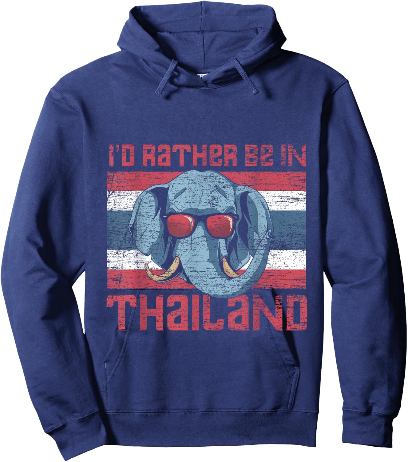 Id Rather Be In Thailand Hoodie - Hoodie | Navy