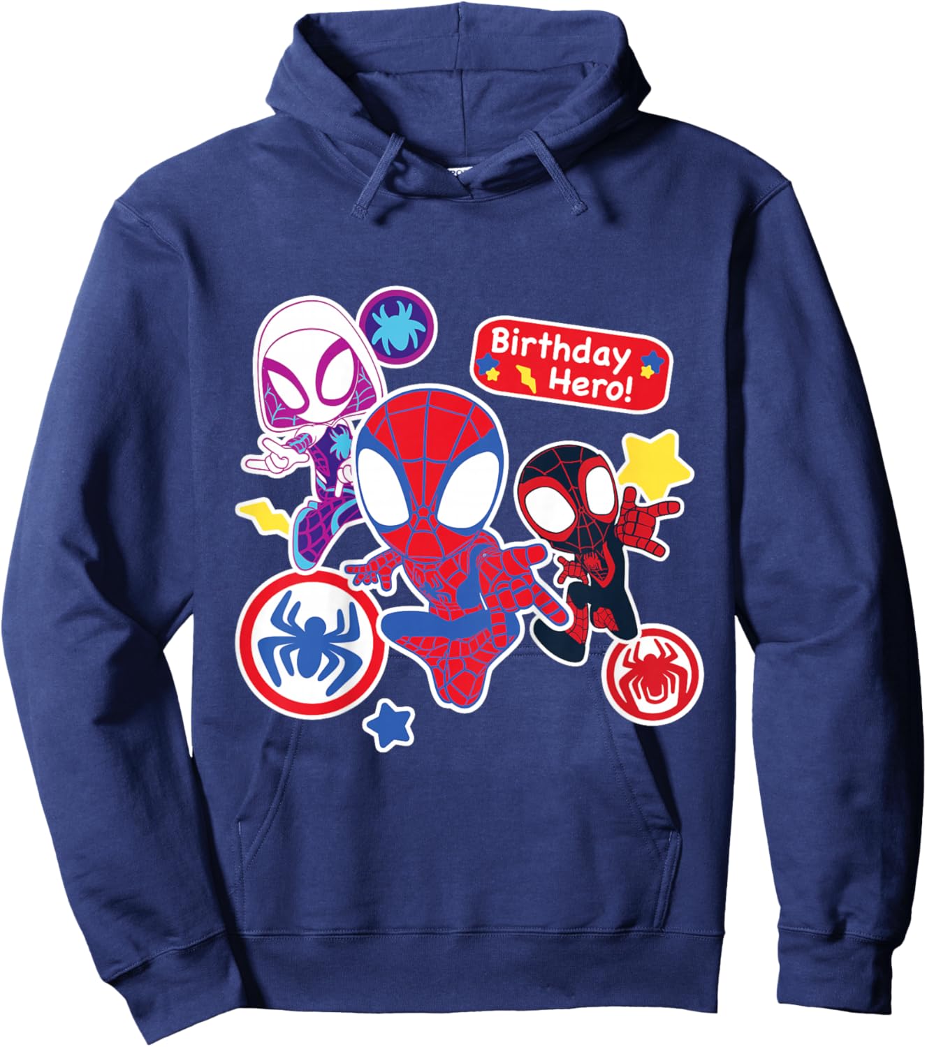 Marvel Spidey and His Amazing Friends Birthday Hero Hoodie - Hoodie | Navy