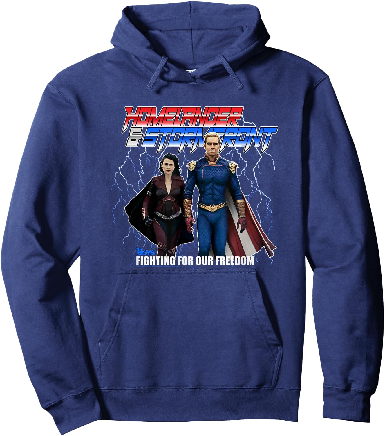 The Boys Homelander & Stormfront Hoodie - Hoodie | Navy