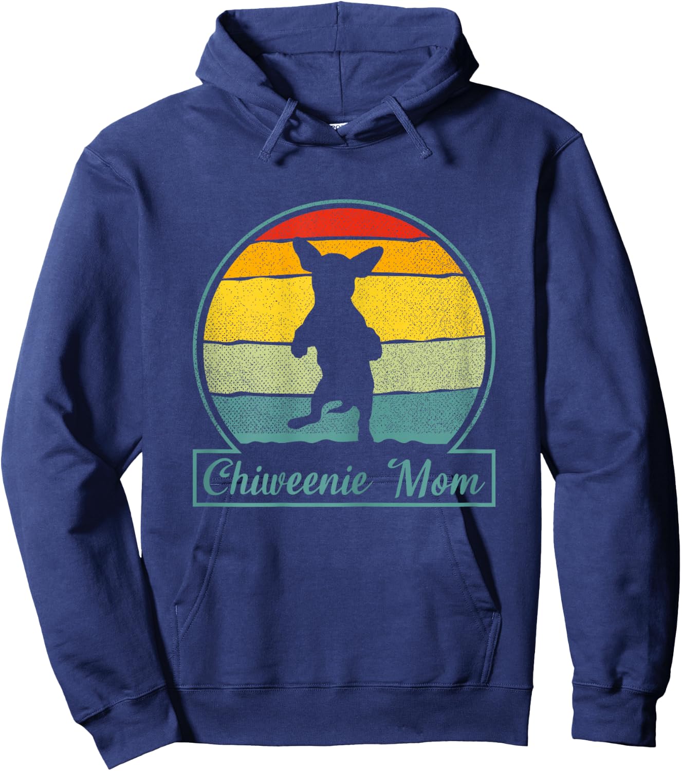 Chiweenie Mom Mama Cute Dog Lovers Dog Owners Women Kids Hoodie - Hoodie | Navy