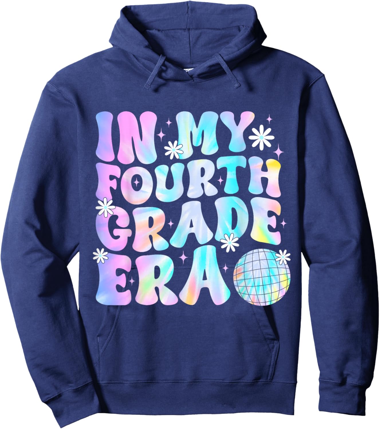 In My Fourth Grade Era Back To School 4th Grade Boys Girls Hoodie - Hoodie | Navy