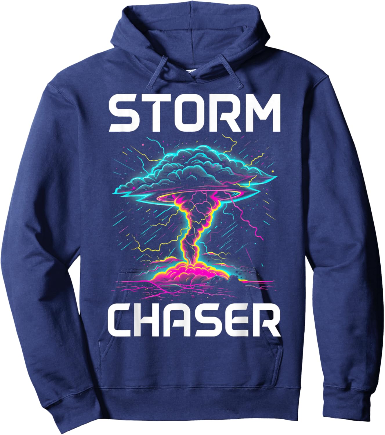 Storm Chasing Tornado Chaser Meteorologist Meteorology Hoodie - Hoodie | Navy