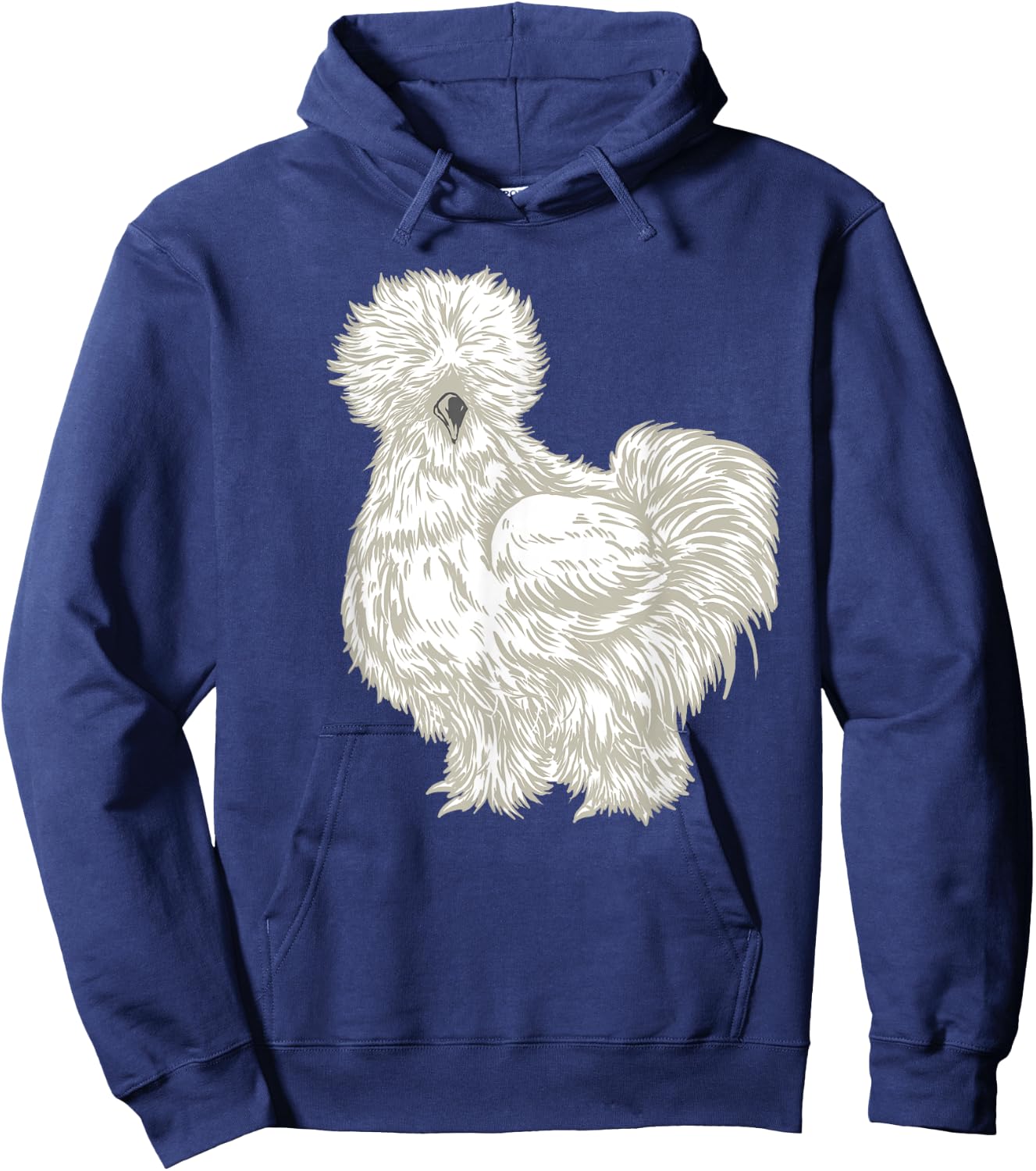 Silkie Chicken Hoodie - Hoodie | Navy