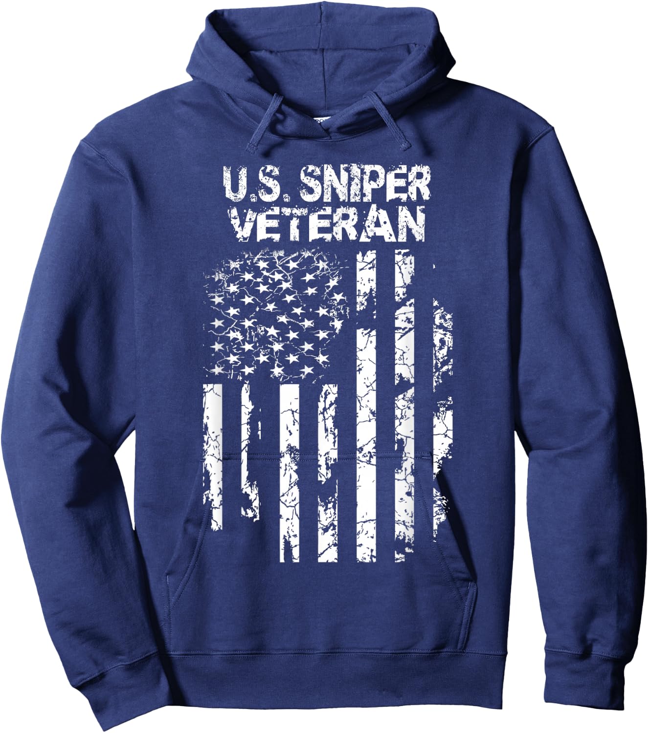 U.S. Military Sniper Veteran Hoodie - Hoodie | Navy