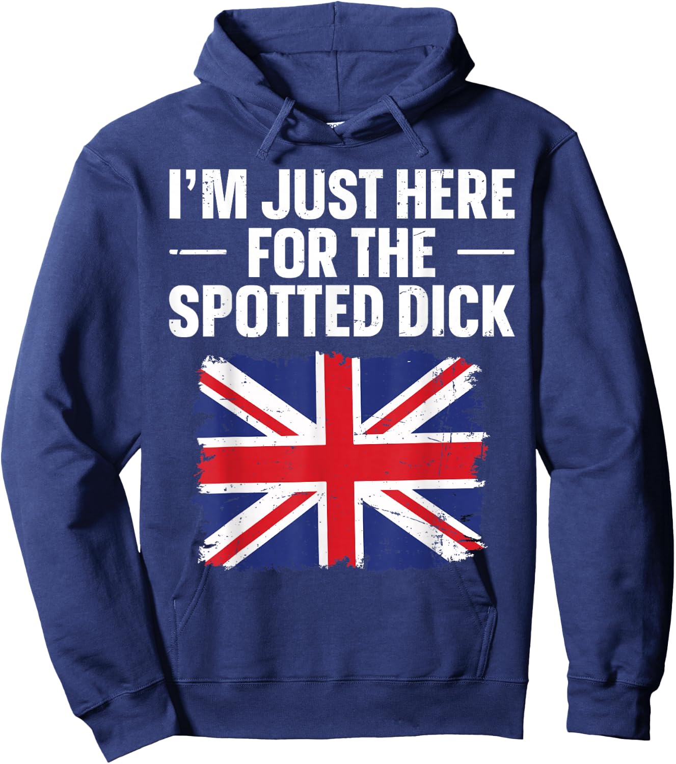 Dessert Spotted Dick Design for a Spotted Dick lover Hoodie - Hoodie | Navy