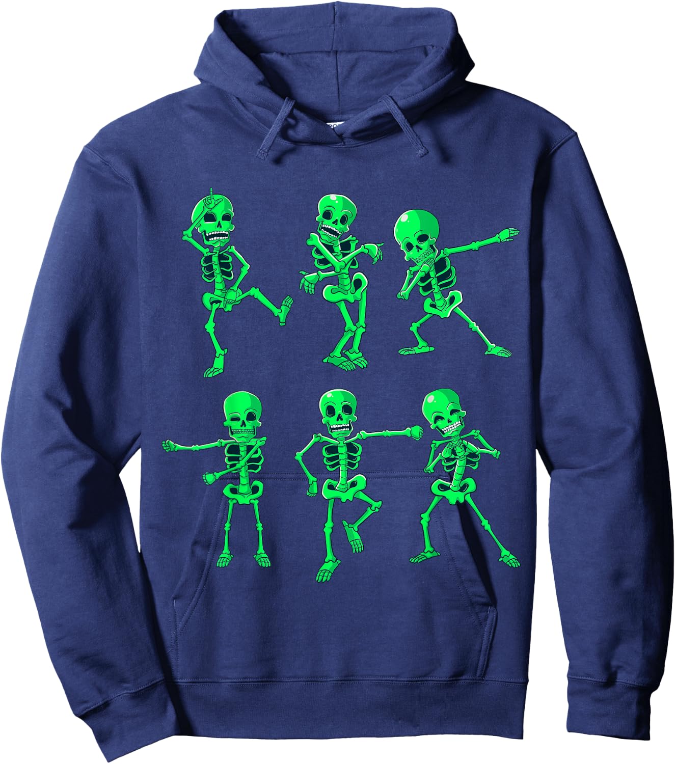 Halloween Boys Girls Kids Dancing Skeletons Dance Challenge Hoodie - Hoodie | Navy