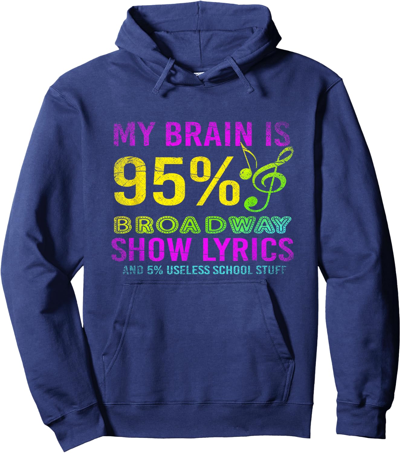 Funny Actor Gift Musical Theater Hoodie - Hoodie | Navy