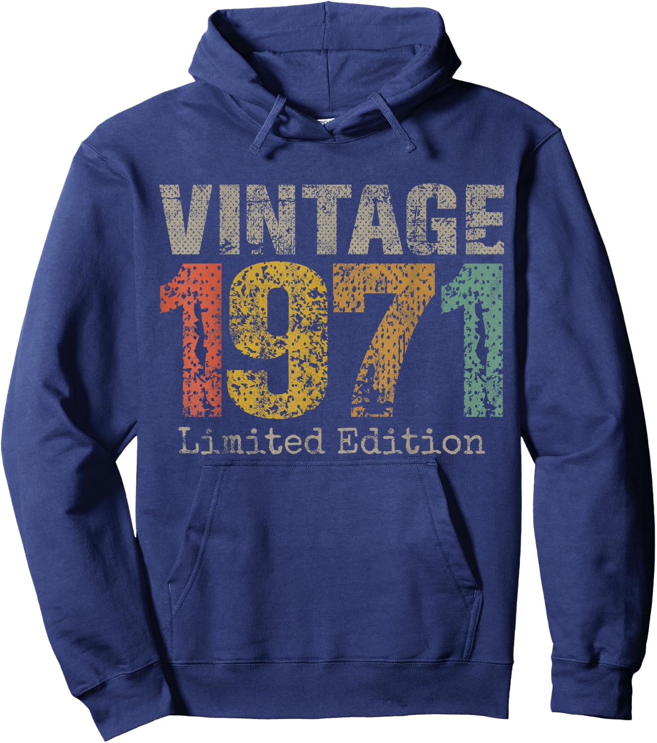Vintage 1971 Limited Edition 54th Birthday Gifts 54 Year Old Hoodie - Hoodie | Navy