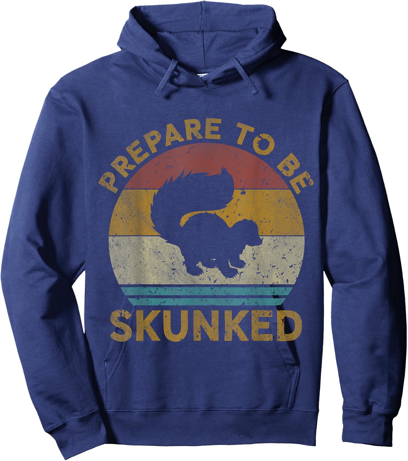 Prepare To Be Skunked Cribbage Lovers Vintage Cribbage Game Hoodie - Hoodie | Navy
