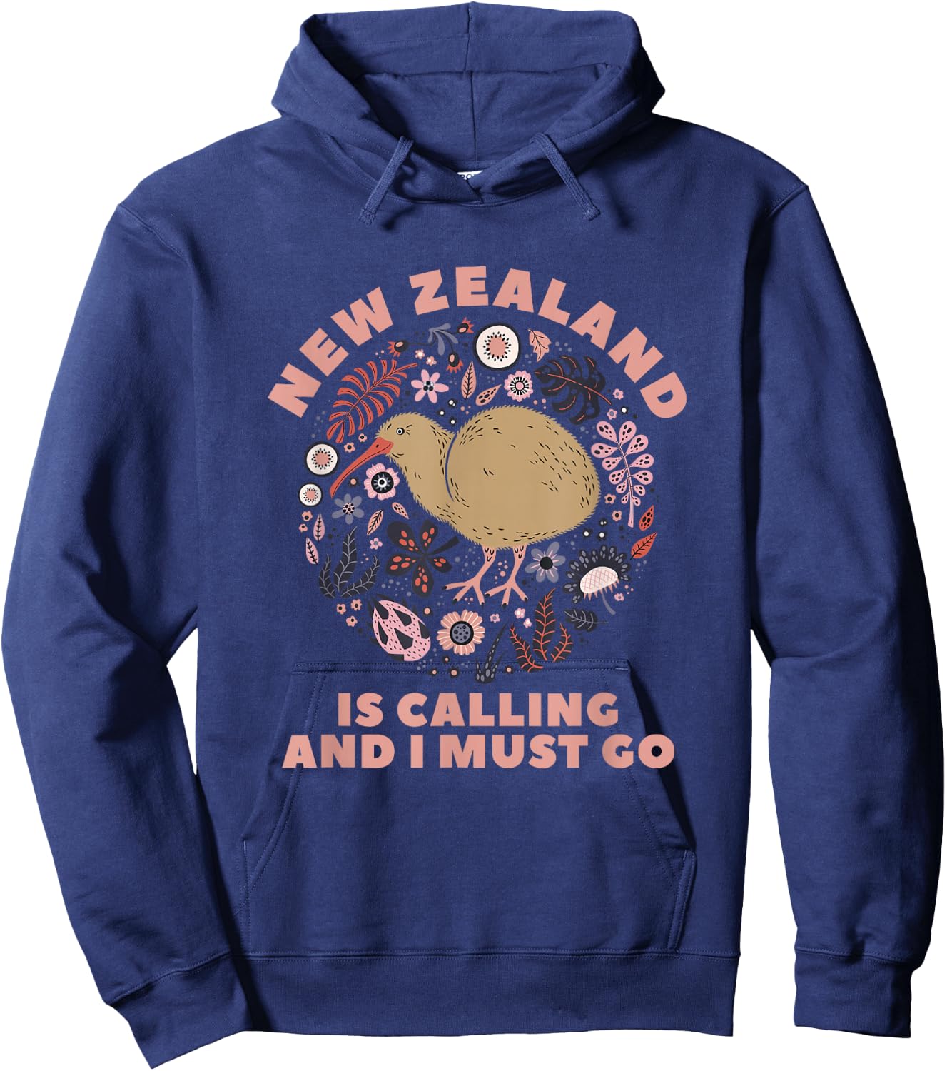 New Zealand Is Calling And I Must Go New Zealand Hoodie - Hoodie | Navy